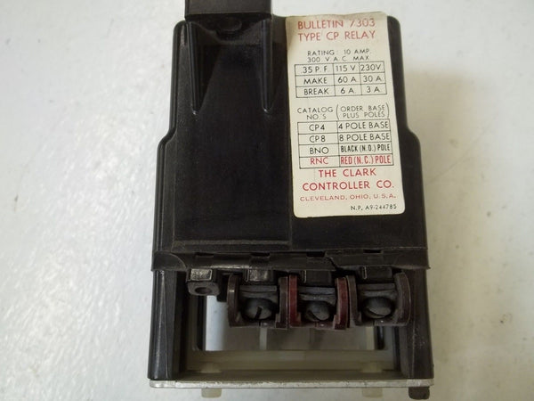 CLARK CP4 RELAY 115-120V UNMP