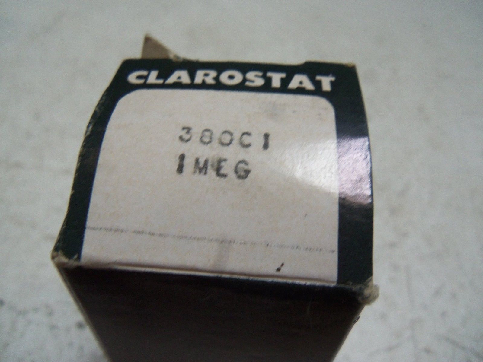 CLAROSTAT 380C1 POTENTIOMETER 1 MEG NSMP