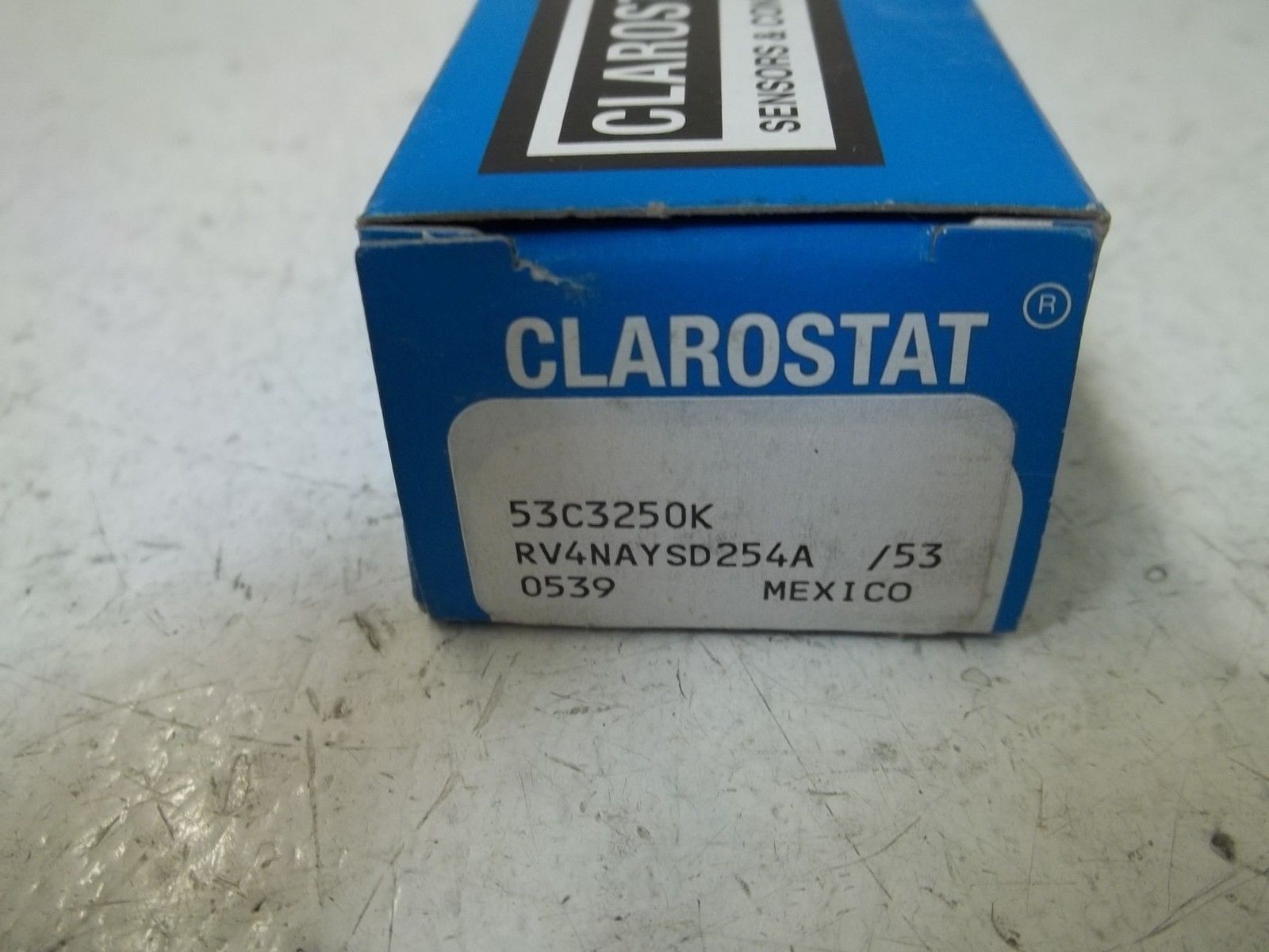 CLAROSTAT 53C250K POTENTIOMETER NSMP