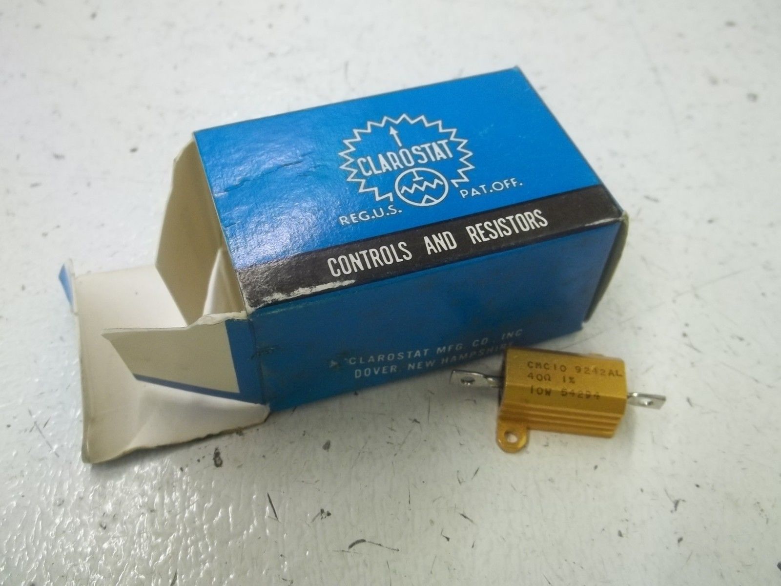 CLAROSTAT CMC-10-40 POWER RESISTOR NSMP