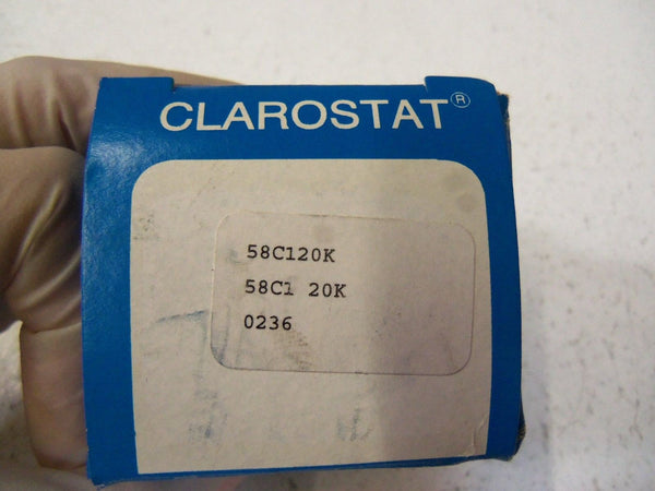 CLAROSTAT POTENTIOMETER 58C120K NSMP