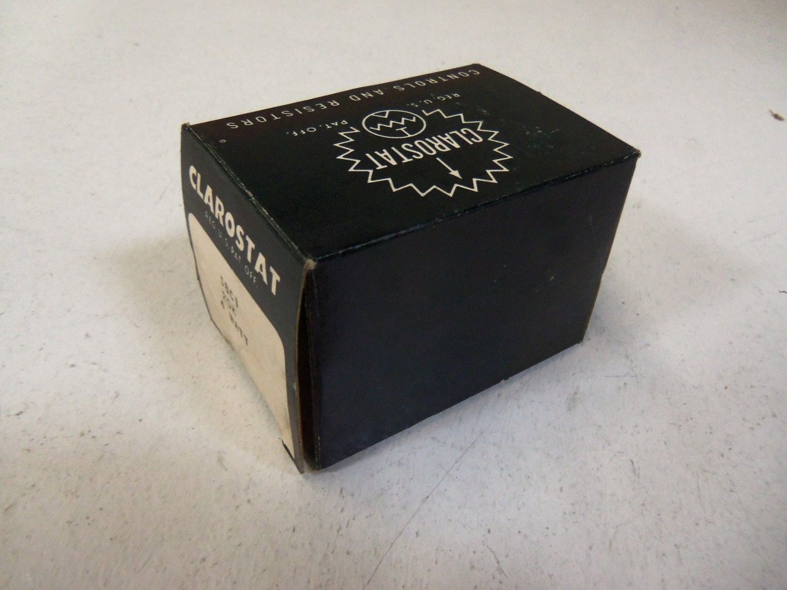 CLAROSTAT POTENTIOMETER 58C120K 4 WATT (BLACK BOX) NSMP