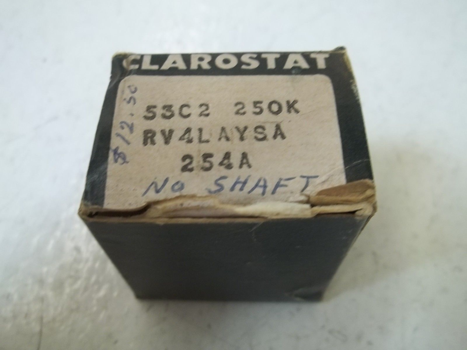 CLAROSTAT RV4LAYSA254A POTENTIOMETER 250KOHMS NSMP