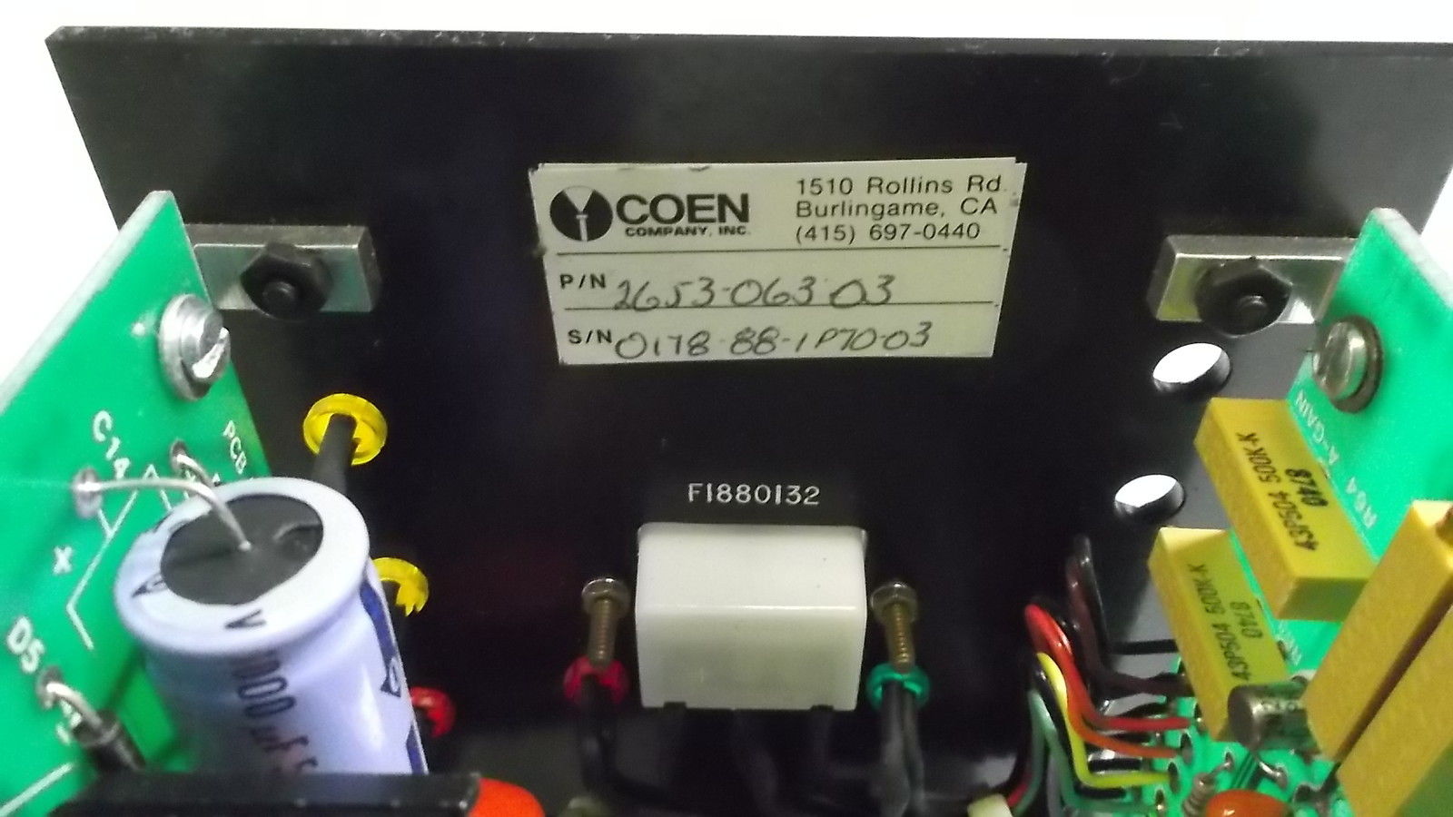 COEN SIGNAL PROCESSOR 2653-063 03 UNMP