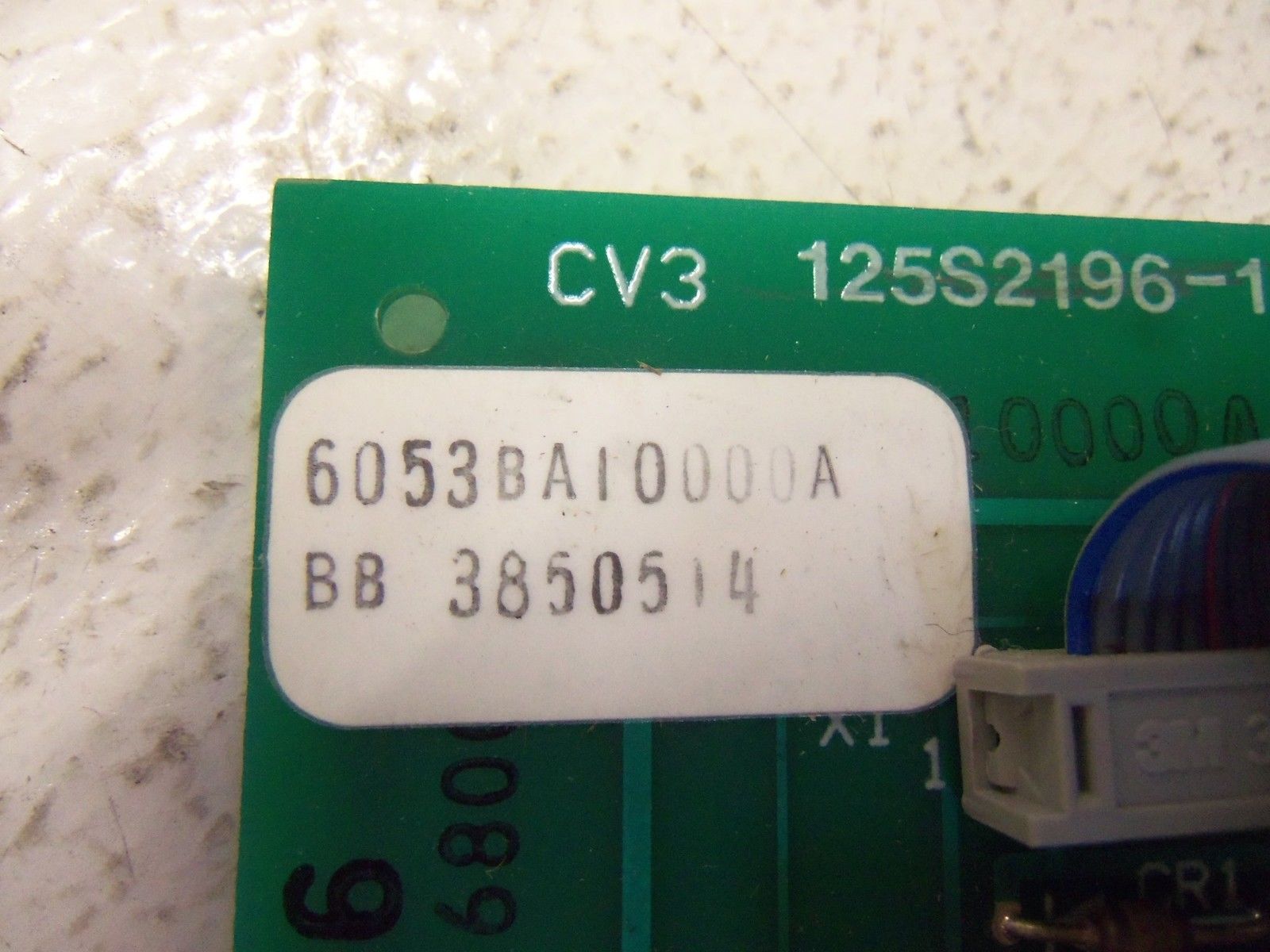 COMBUSTION ENGINEERING 6053BA10000A RELAY BOARD NSMP