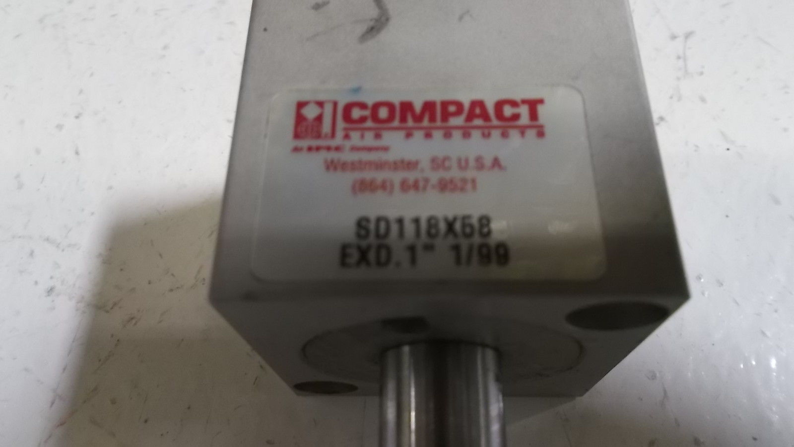 COMPACT AIR PRODUCT CYLINDER SD118X58 UNMP