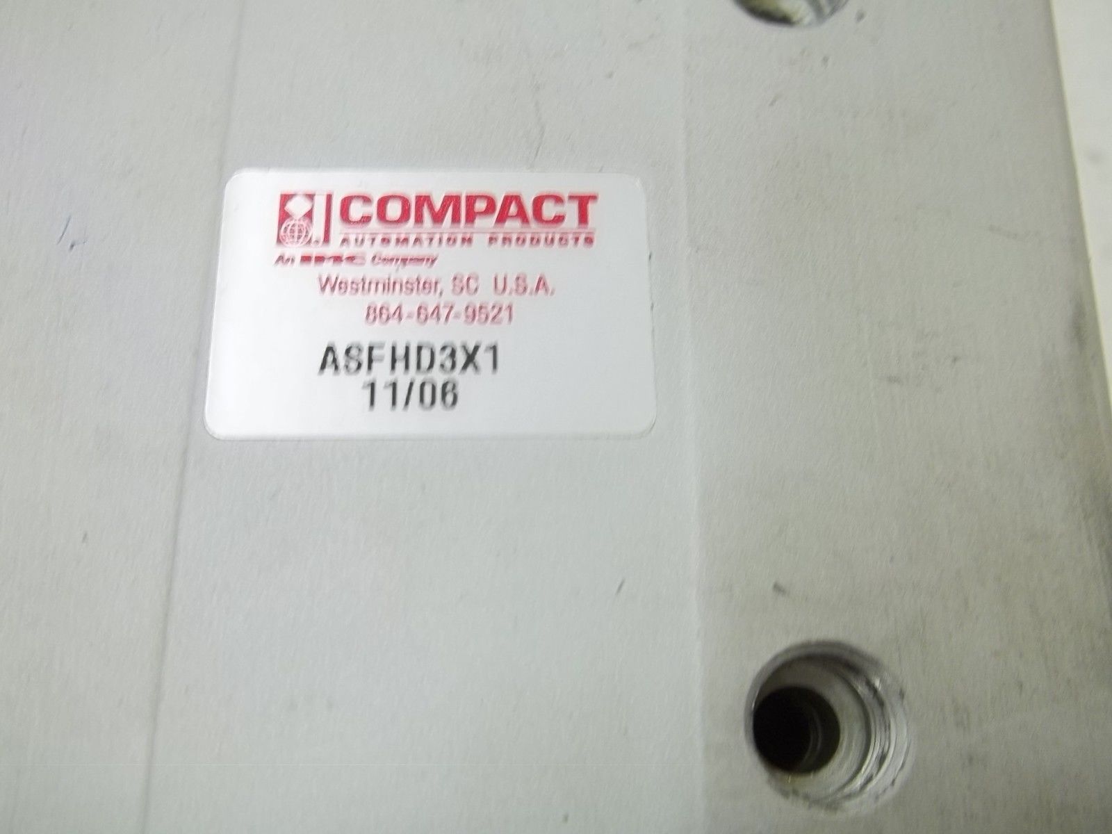 COMPACT ASFHD3X1 CYLINDER UNMP