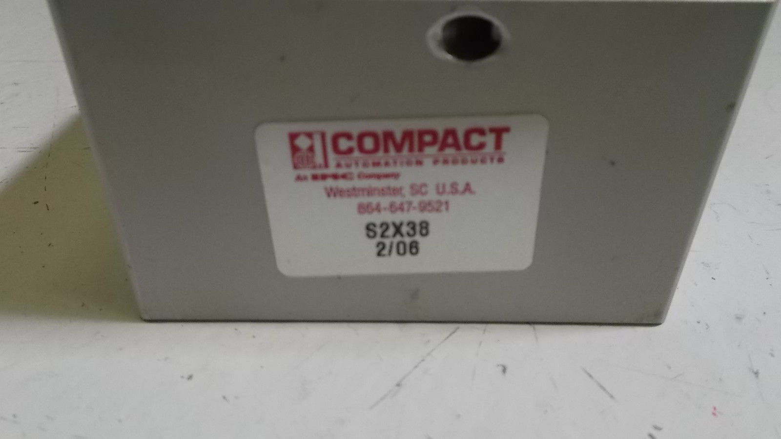 COMPACT AUTOMATION PRODUCTS S2X38 (AS PICTURED) NSNP