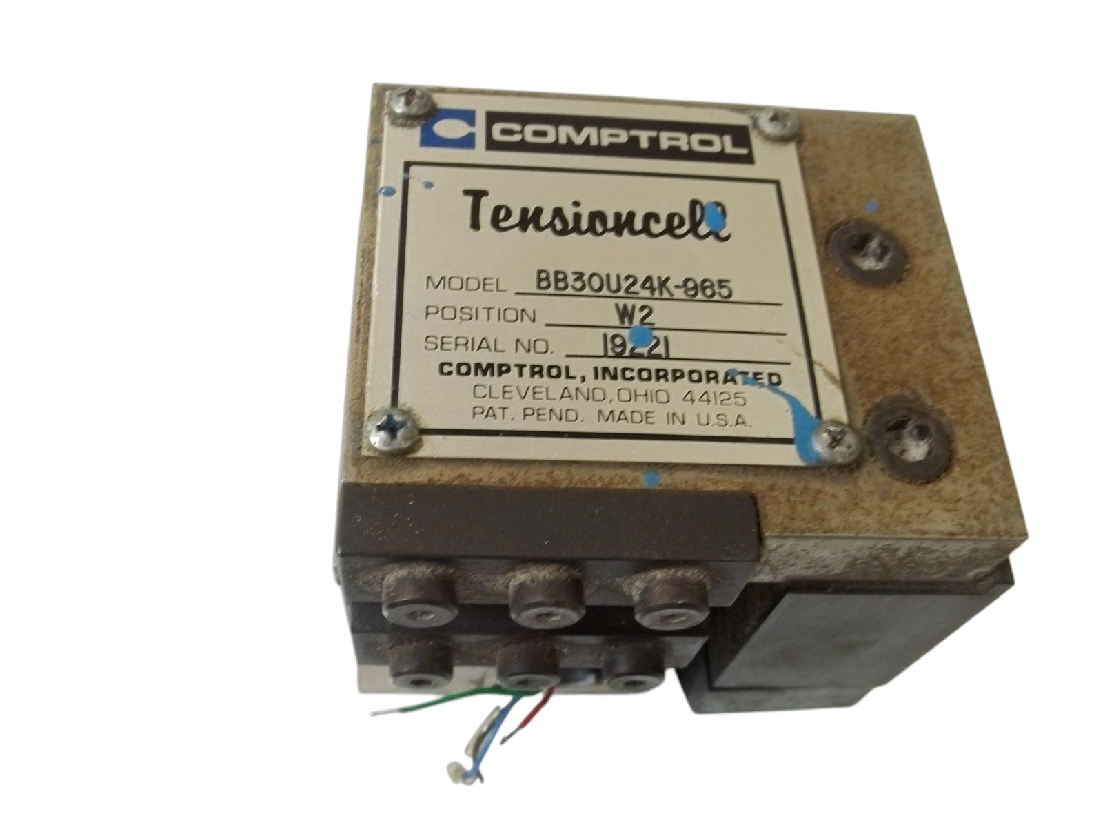 COMPTROL CORPORATION BB30U24K-965 TENSIONCELL UNMP