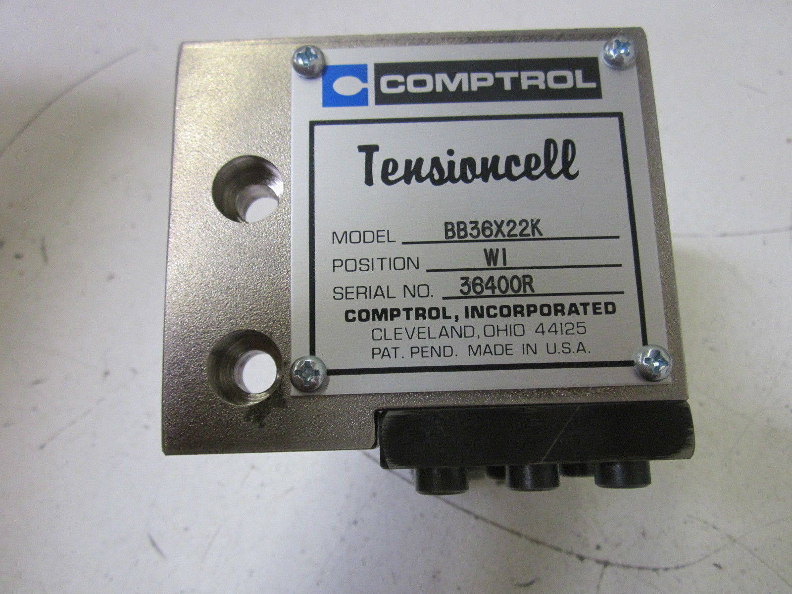 COMPTROL INCORPORATED BB36X22K TENSION CELL UNMP