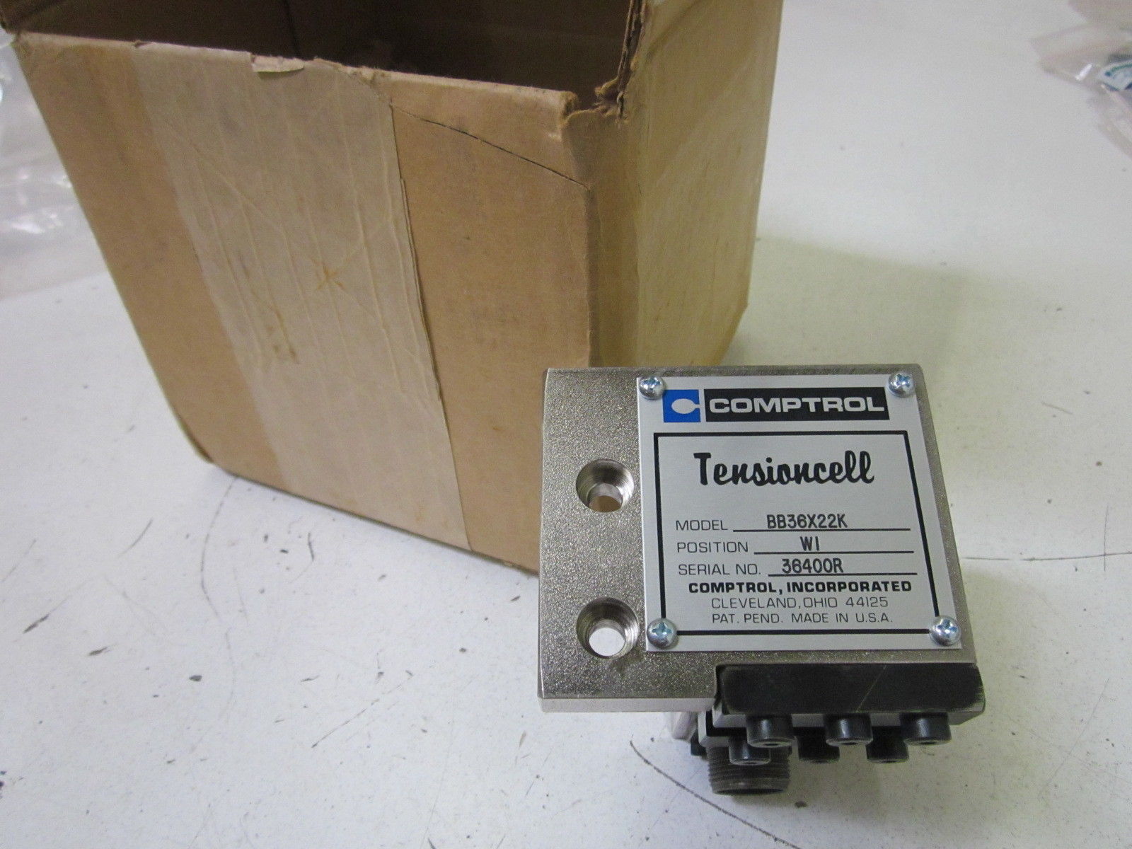 COMPTROL INCORPORATED BB36X22K TENSION CELL UNMP