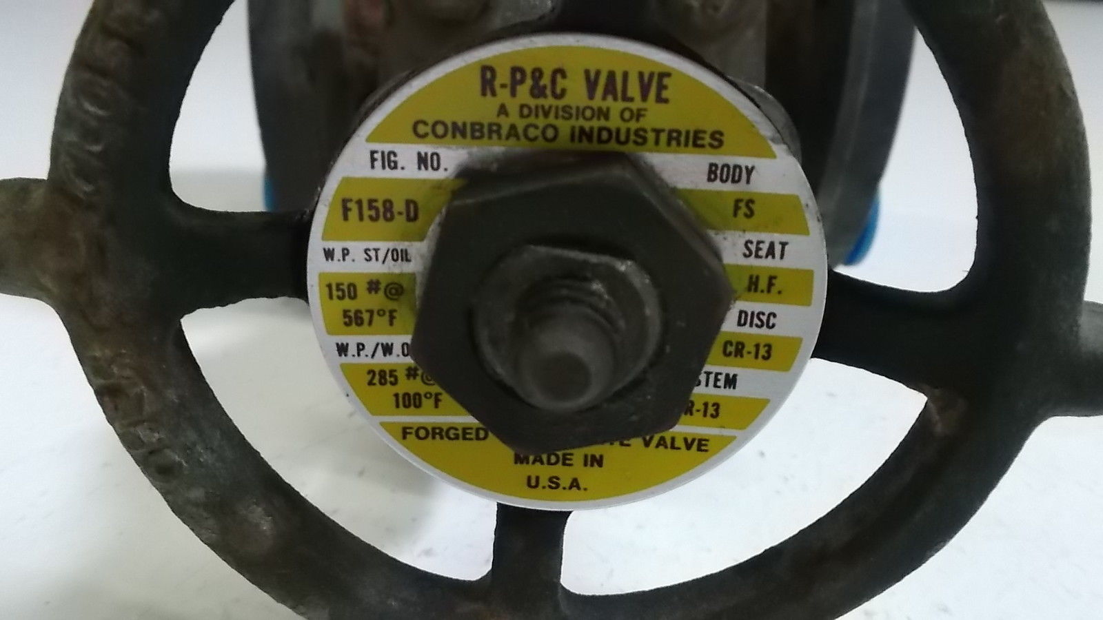 CONBRACO INDUSTRIES VALVE F158-D UNMP