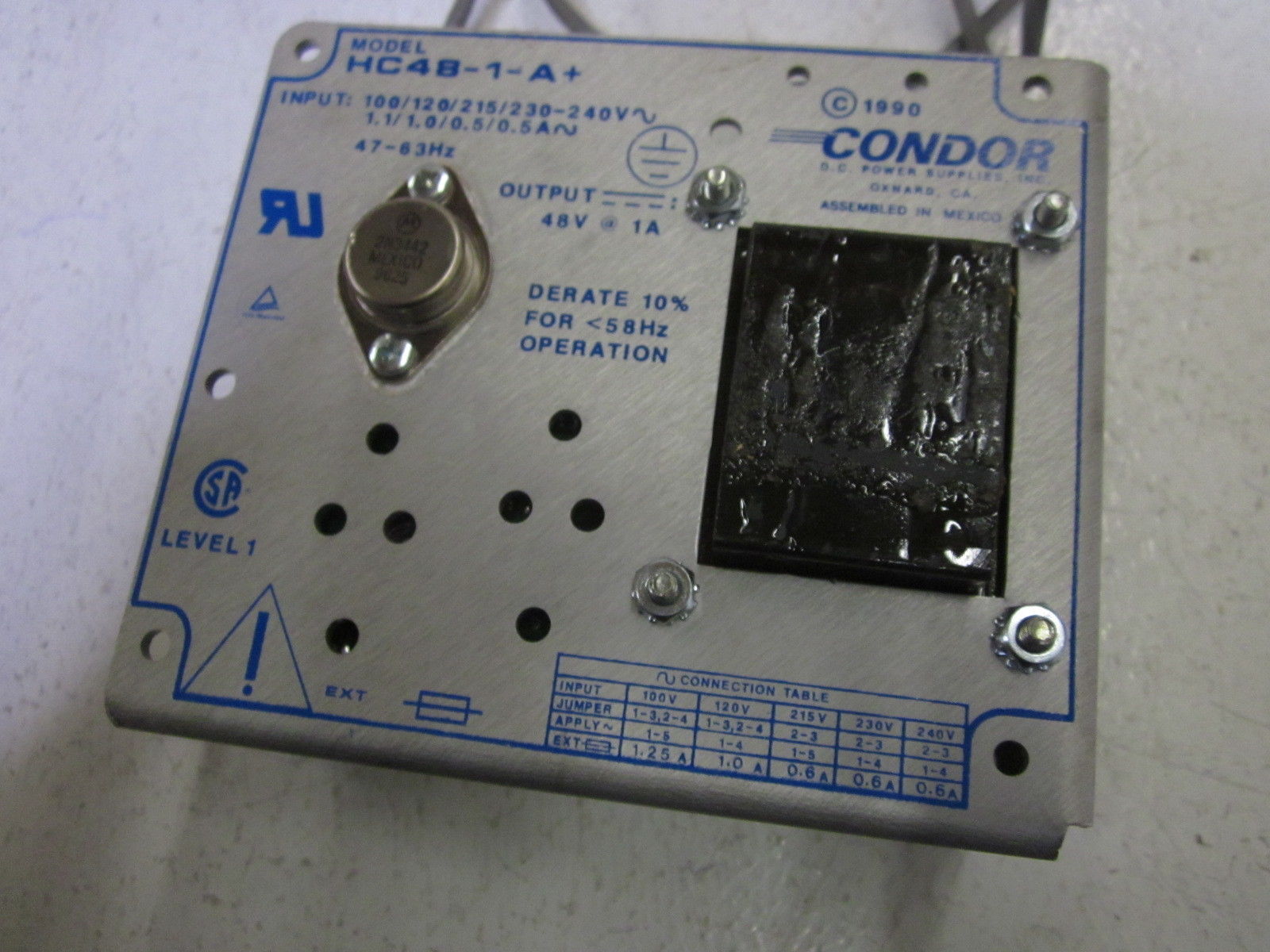 CONDOR HC48-1-AT 240V UNMP