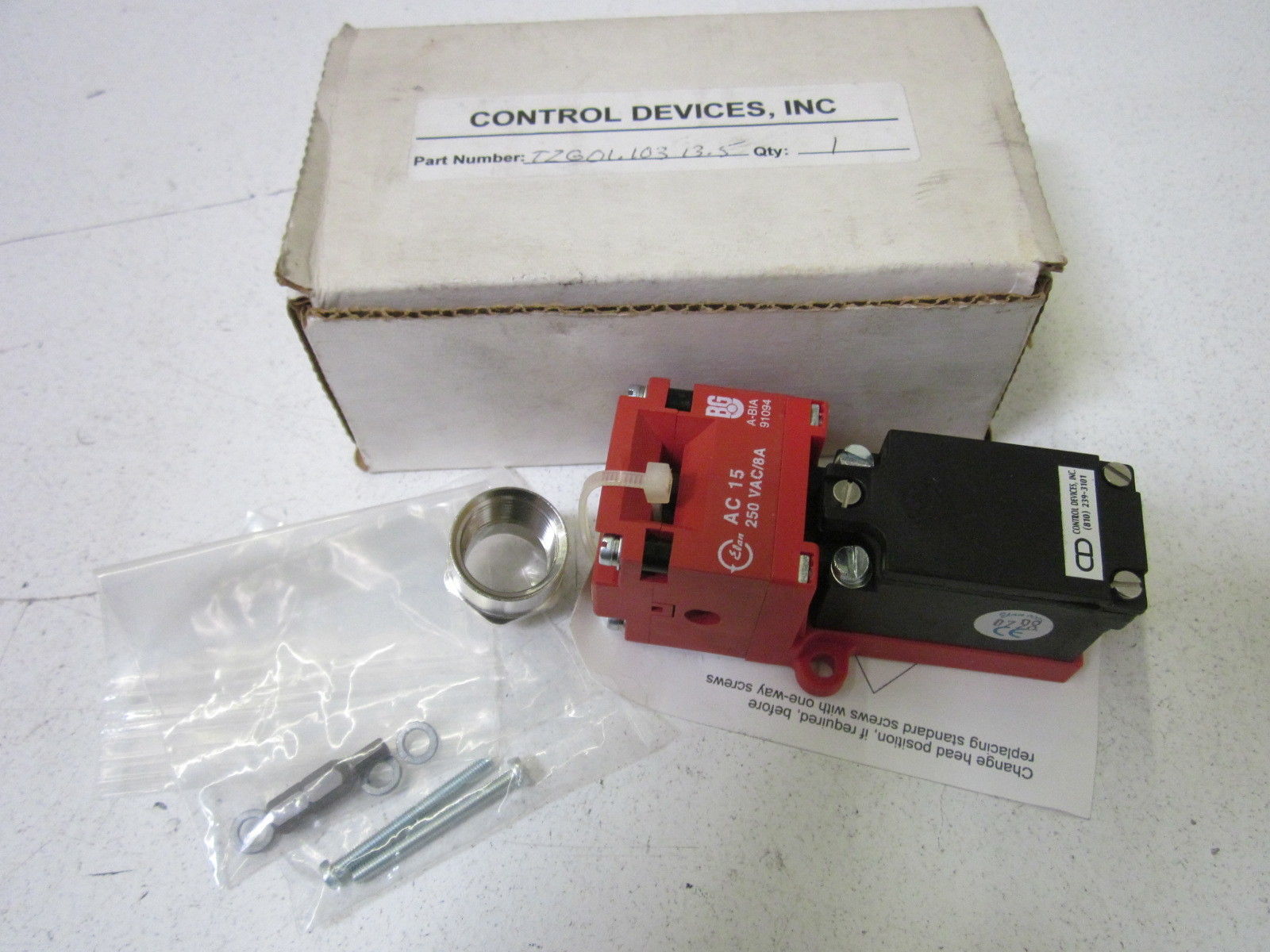 CONTROL DEVICES INC.AC15 TZG01.103.13.5 NSMP