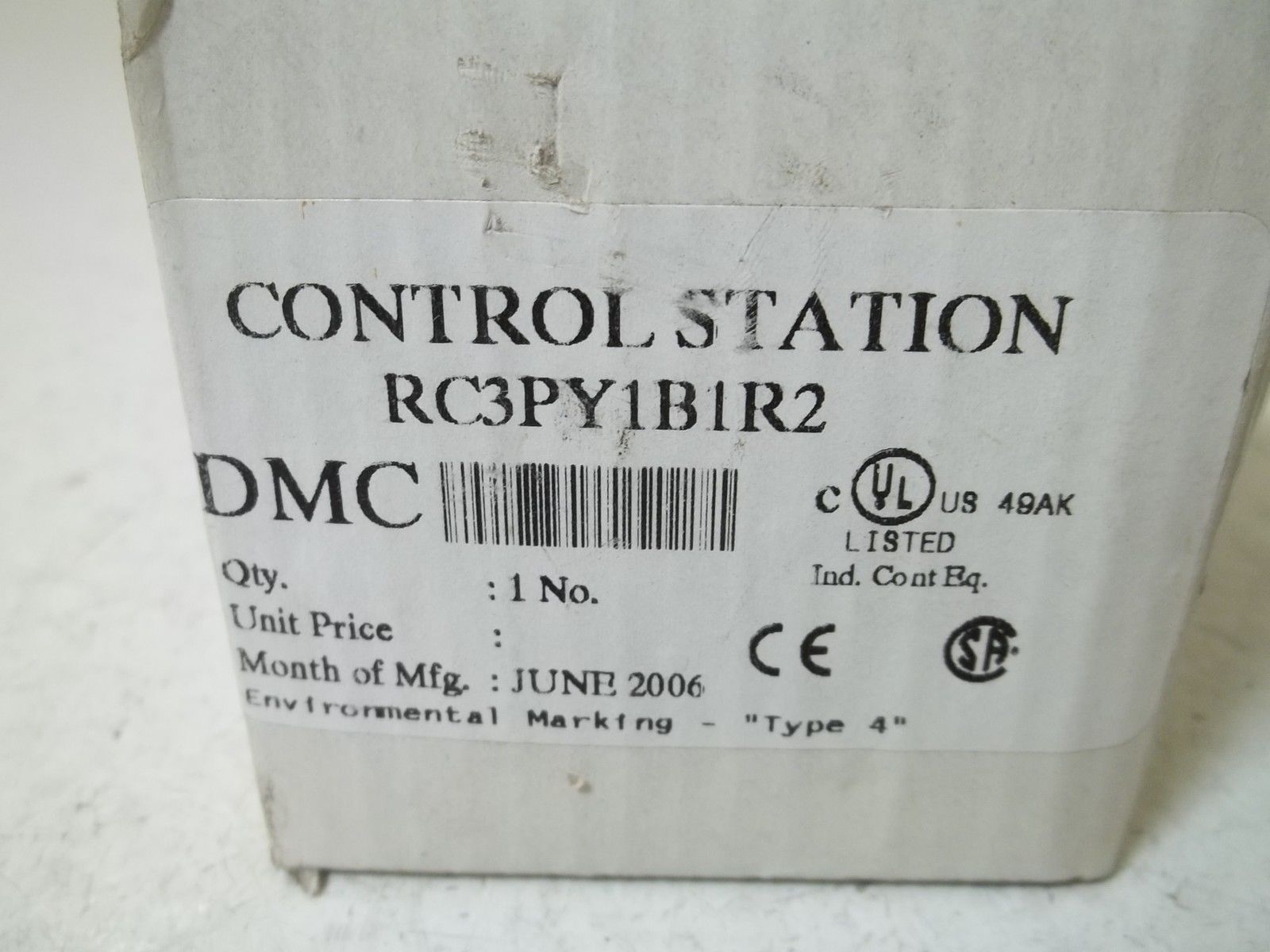 CONTROL STATION RC3PY1B1R2 NSMP