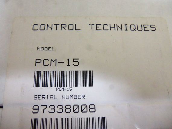 CONTROL TECHNIQUES PCM-15 960113-04 NSFS