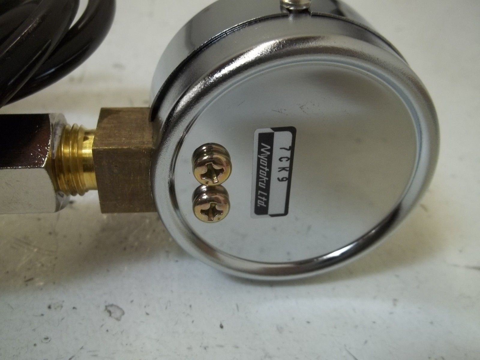 CONVUM MYOTOKU SG-3 PRESSURE GAUGE -0.1 - 0 NSMP