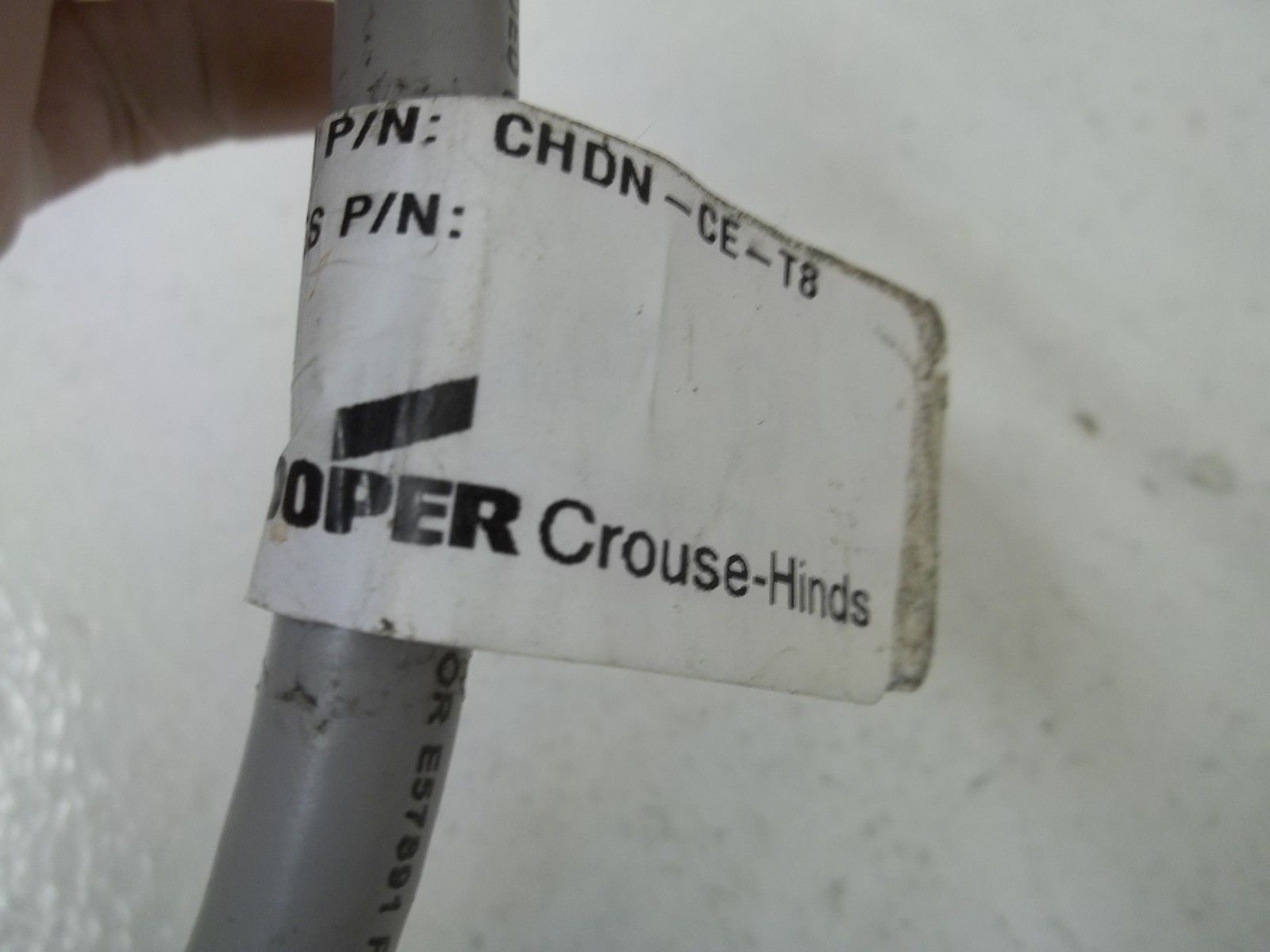 COOPER CROUSE-HINDS CHDN-CE-T8 CABLE UNMP