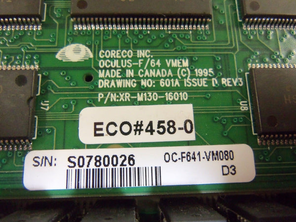 CORECO XR-M130-16010 CIRCUIT BOARD NSNP