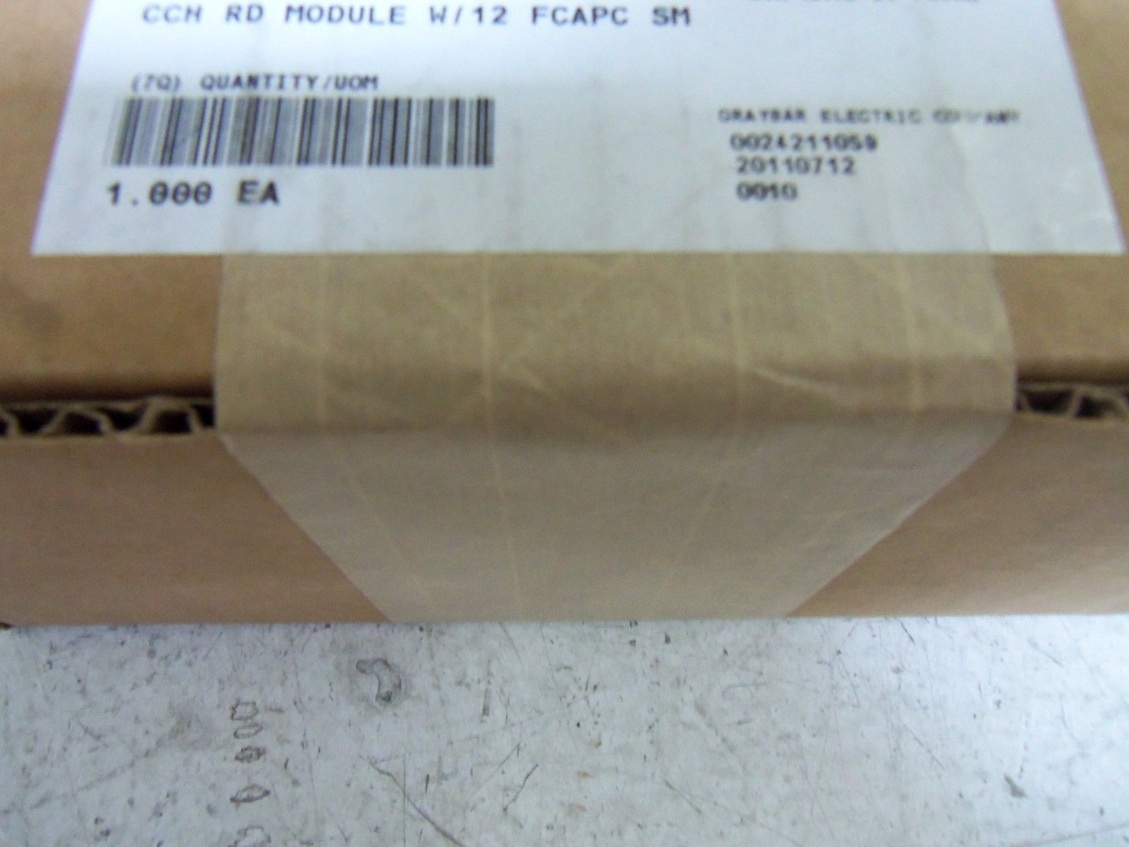 CORNING CCH-RM12-21-P03RH CONNECTOR HOUSING SEALED