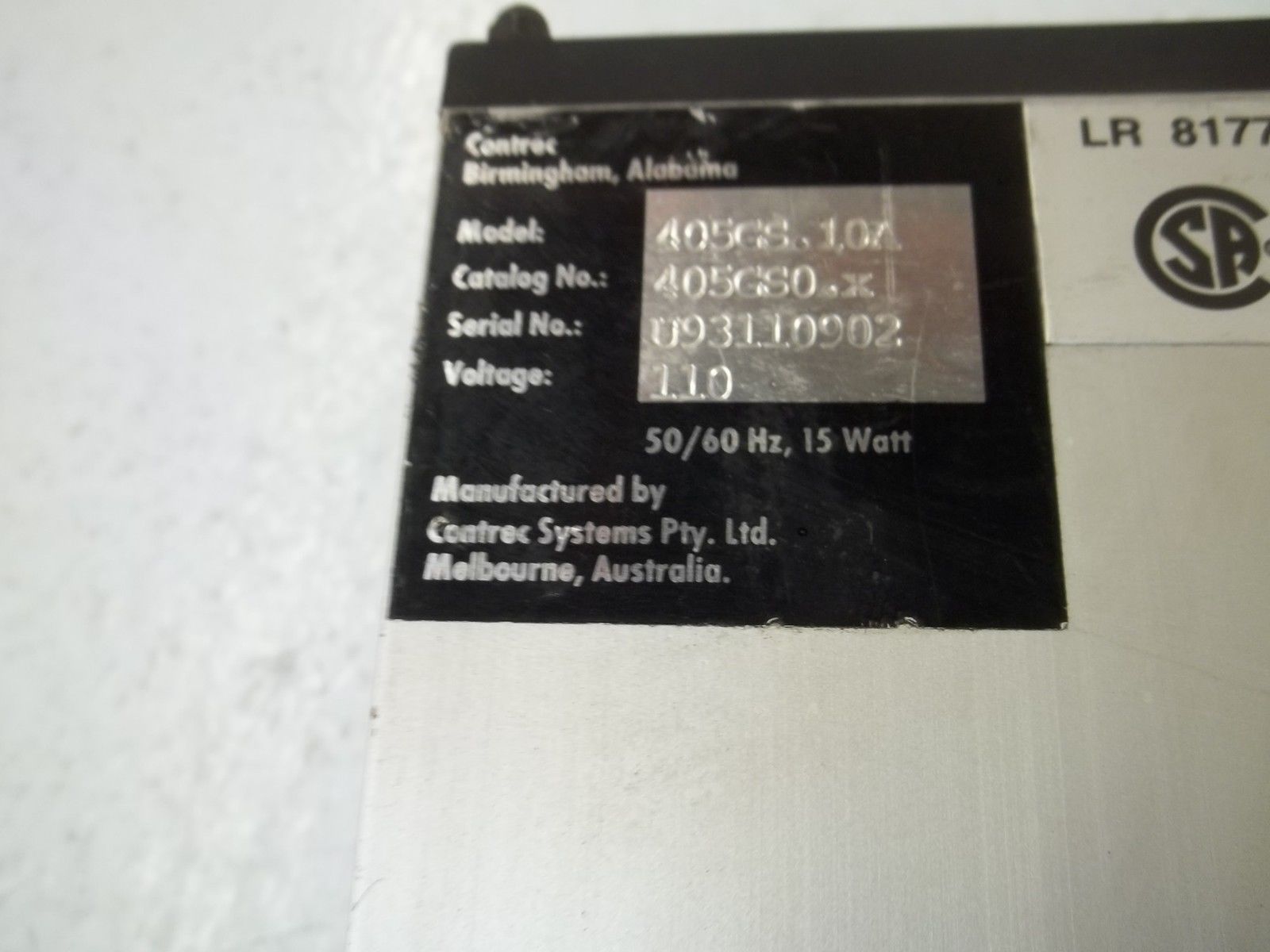 CORTEC 405GS.10A FLOW COMPUTER 405 UNMP