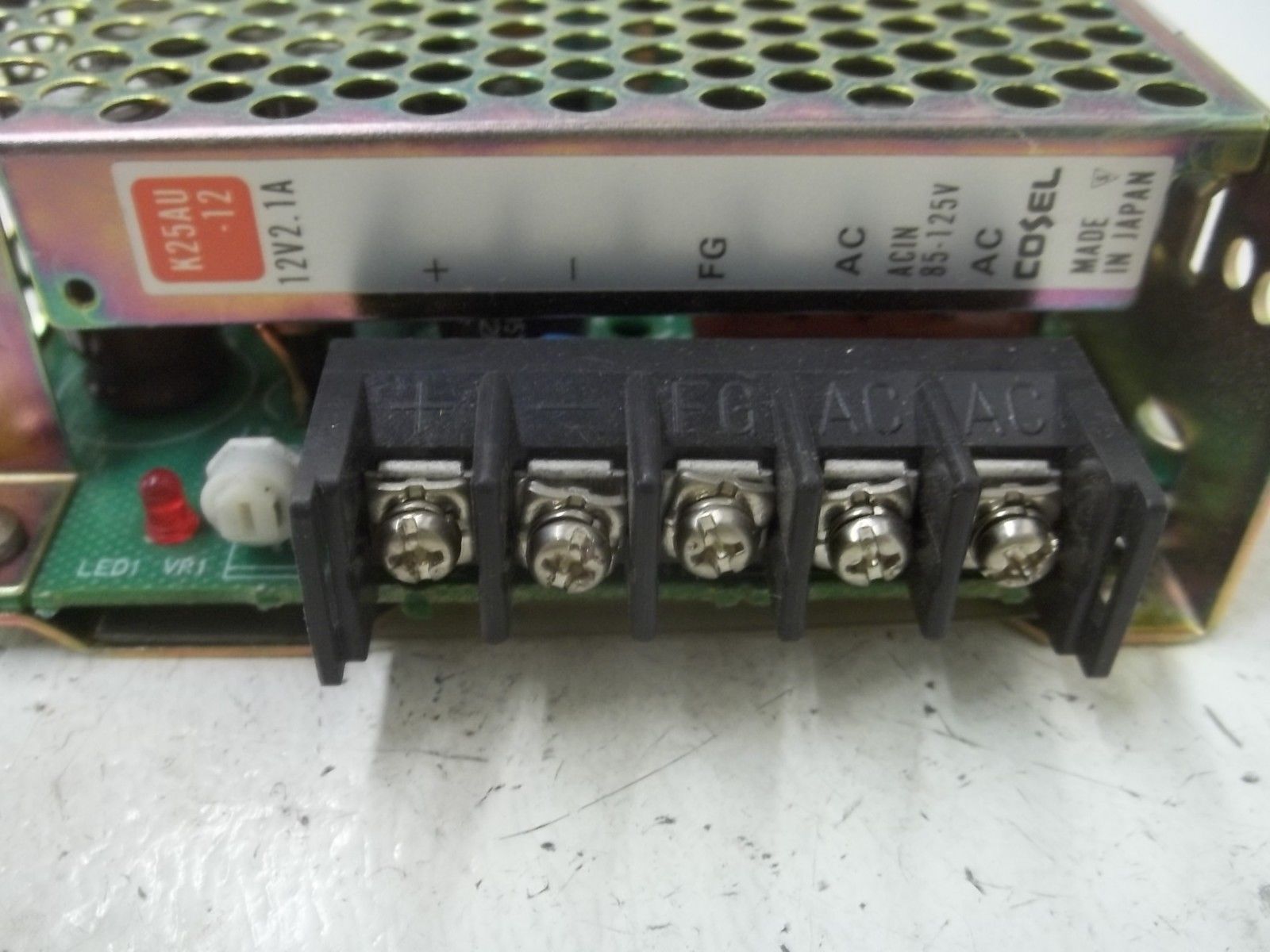 COSEL K25AU-12 POWER SUPPLY UNMP