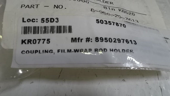 COUPLING, FILM WRAP ROD HOLDER KR0775 *NEW NO BOX*