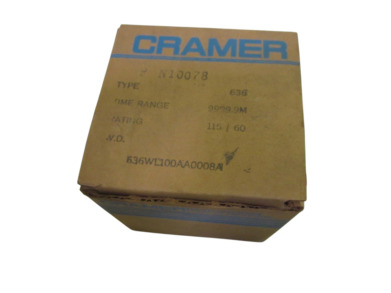 CRAMER 636WL100AA0008A ELAPSED TIME INDICATOR NSMP