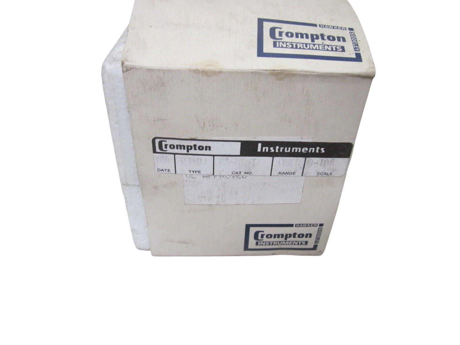 CROMPTON 223-01 10 DC AMPERES PANEL METER NSMP