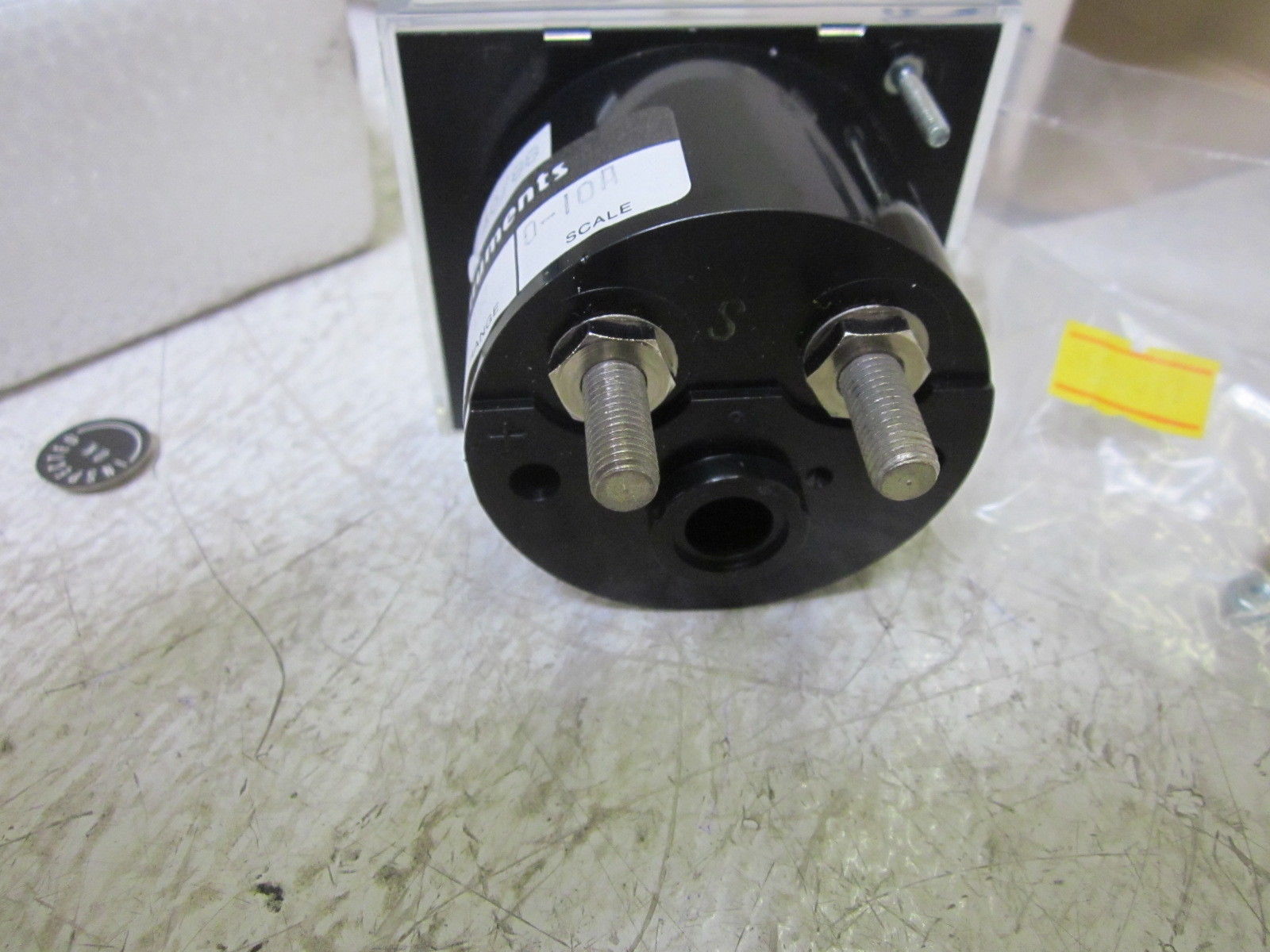 CROMPTON 223-01 10 DC AMPERES PANEL METER NSMP