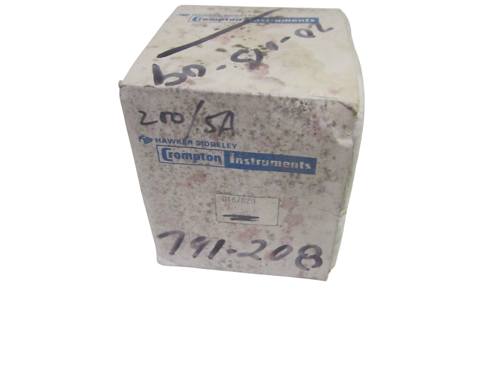 CROMPTON 5Q6703 0-200 AC AMPERES PANEL METER NSMP