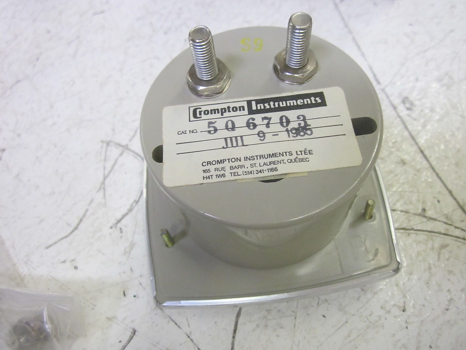 CROMPTON 5Q6703 0-200 AC AMPERES PANEL METER NSMP
