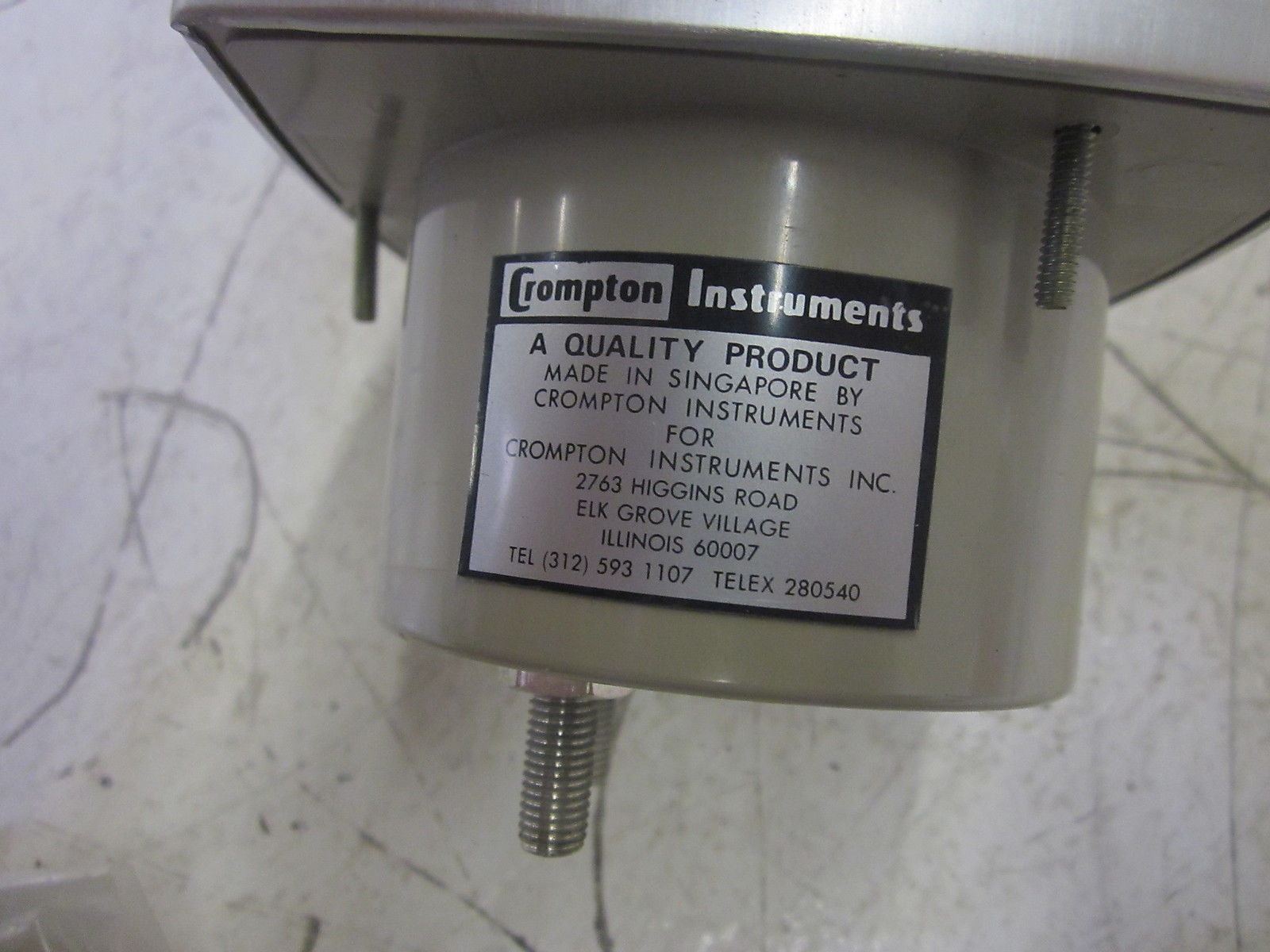 CROMPTON 5Q6703 0-200 AC AMPERES PANEL METER NSMP