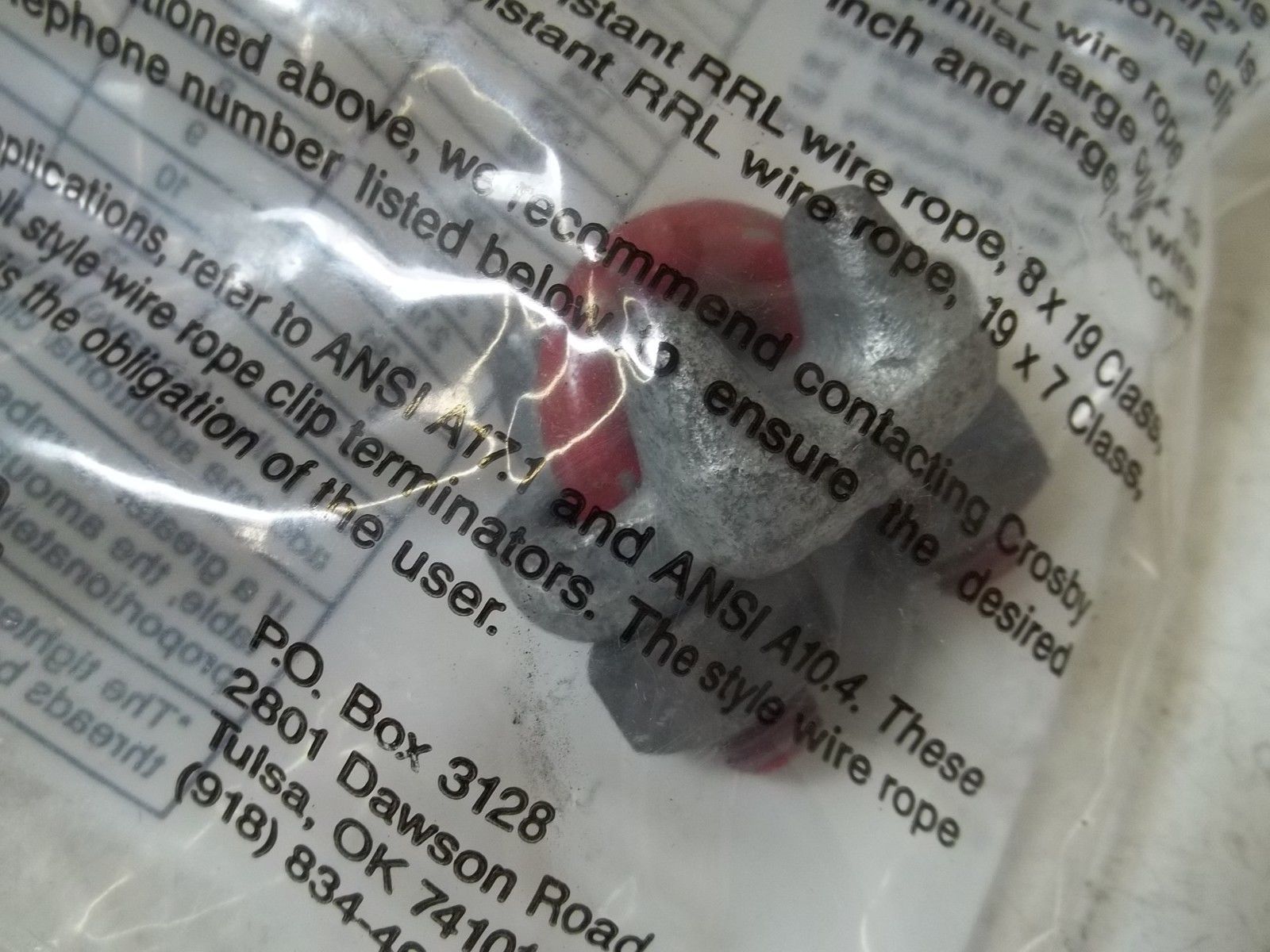 CROSBY CLIPS G-450 (RED-U-BOLT) 1/4 NSMP