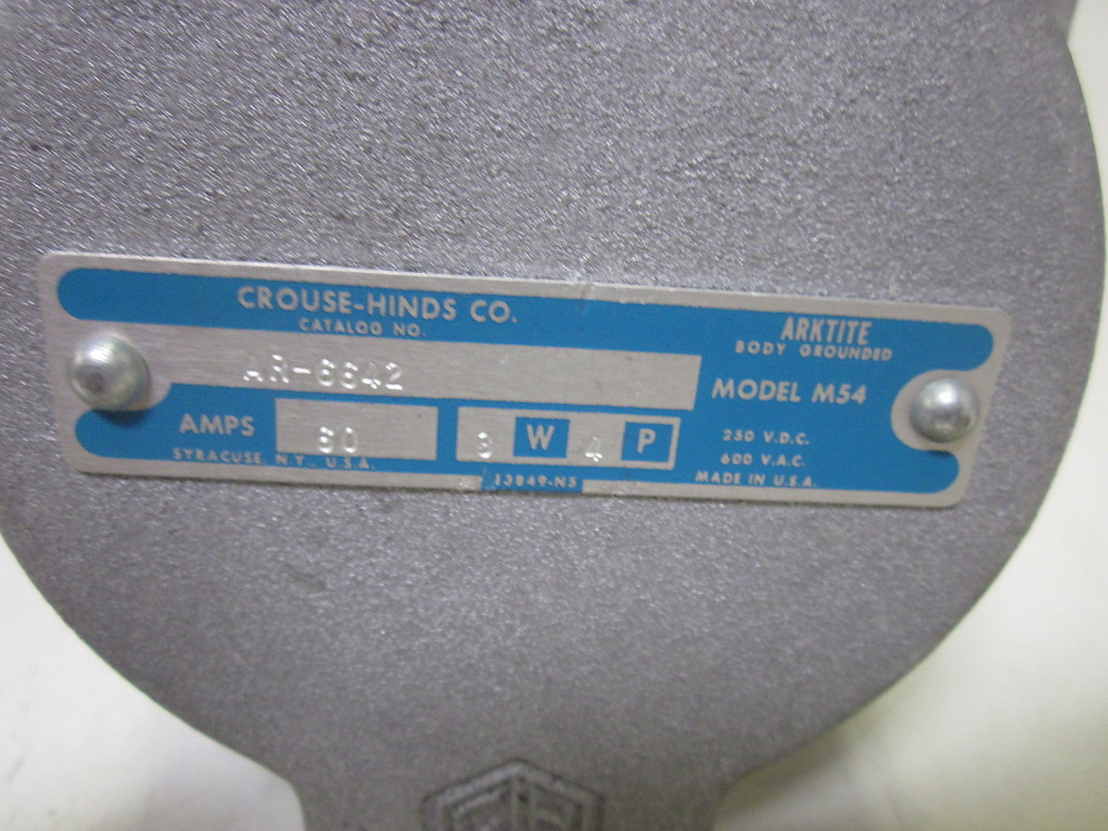 CROUSE-HINDS AR-6642 UNMP