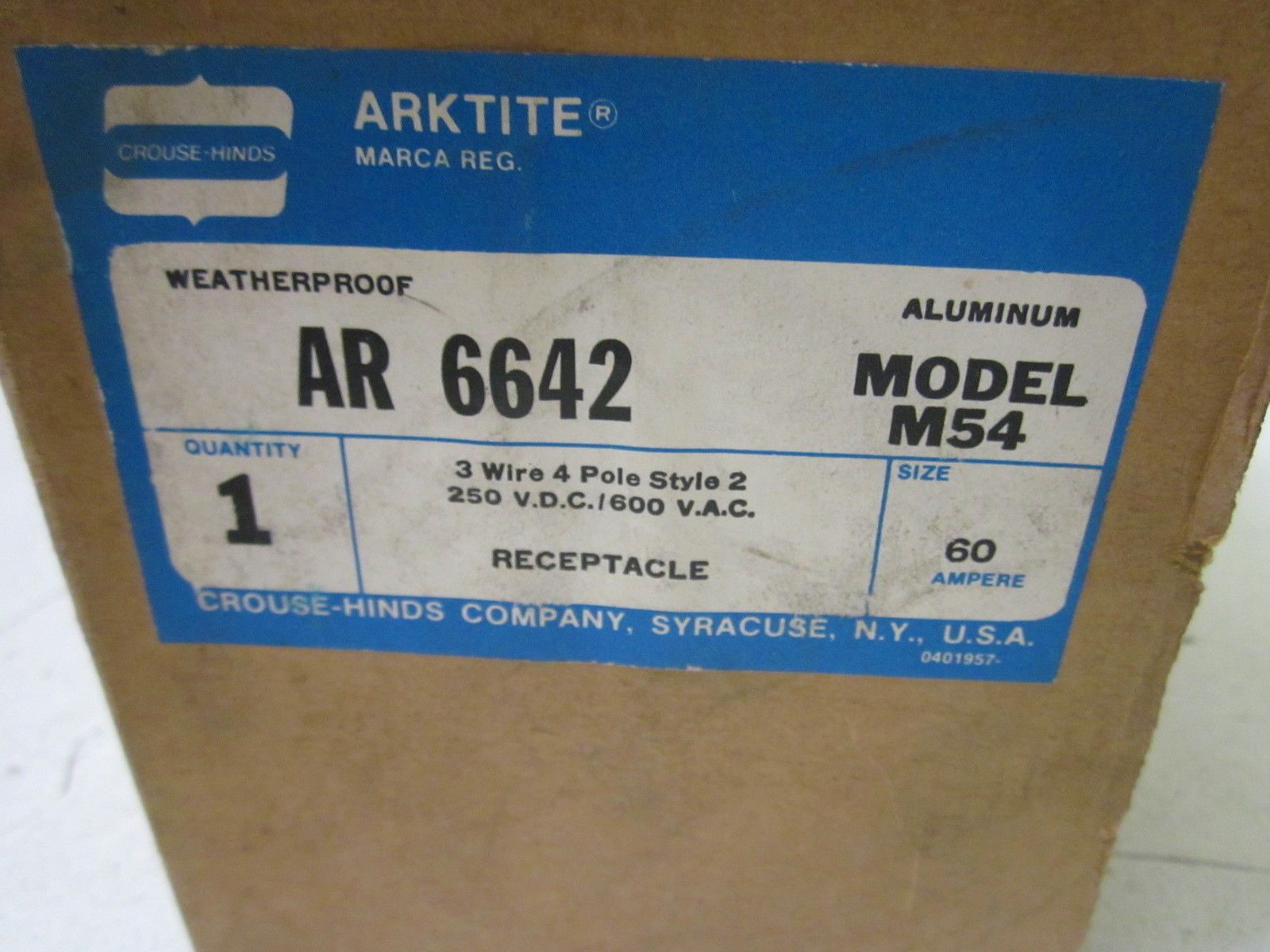 CROUSE-HINDS AR6642NSMP