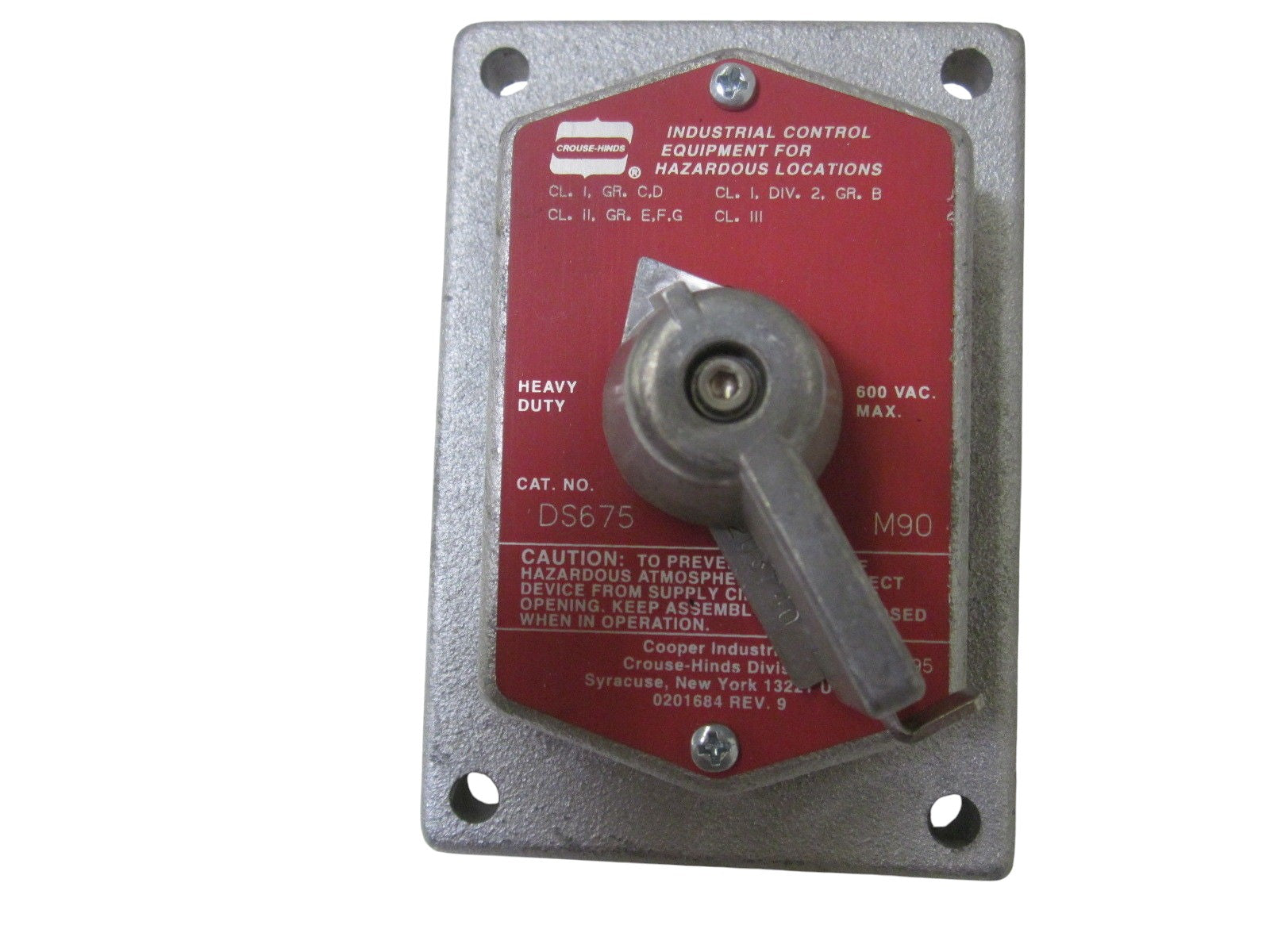 CROUSE-HINDS DS675M90 UNMP