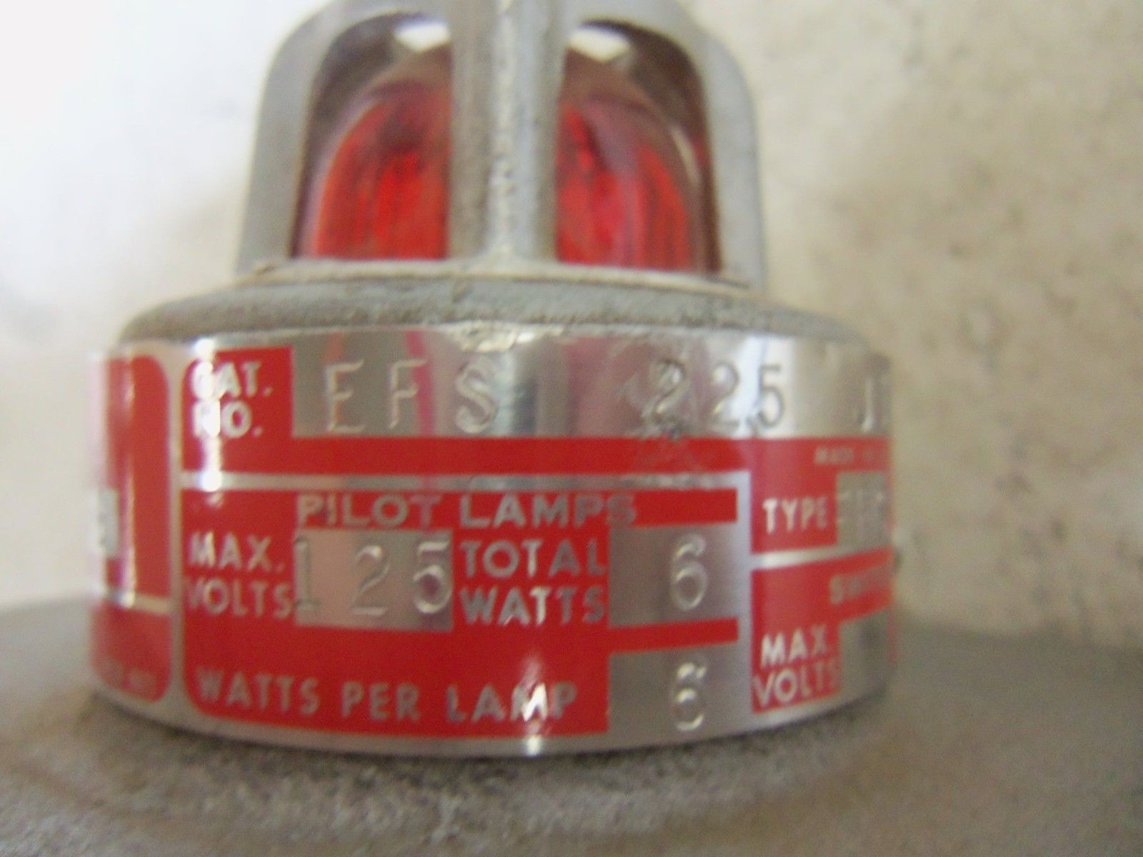 CROUSE-HINDS EFS225-J1 PILOT LIGHT UNMP