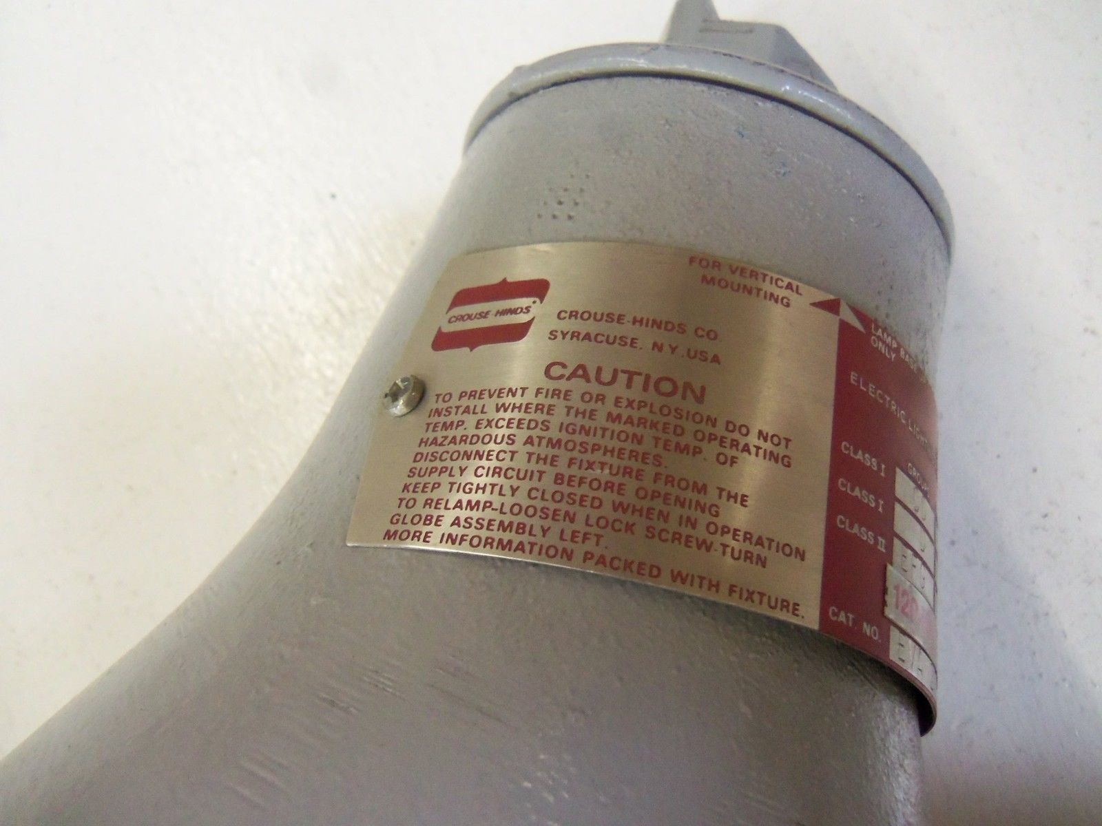 CROUSE-HINDS EVA 215M64 UNMP