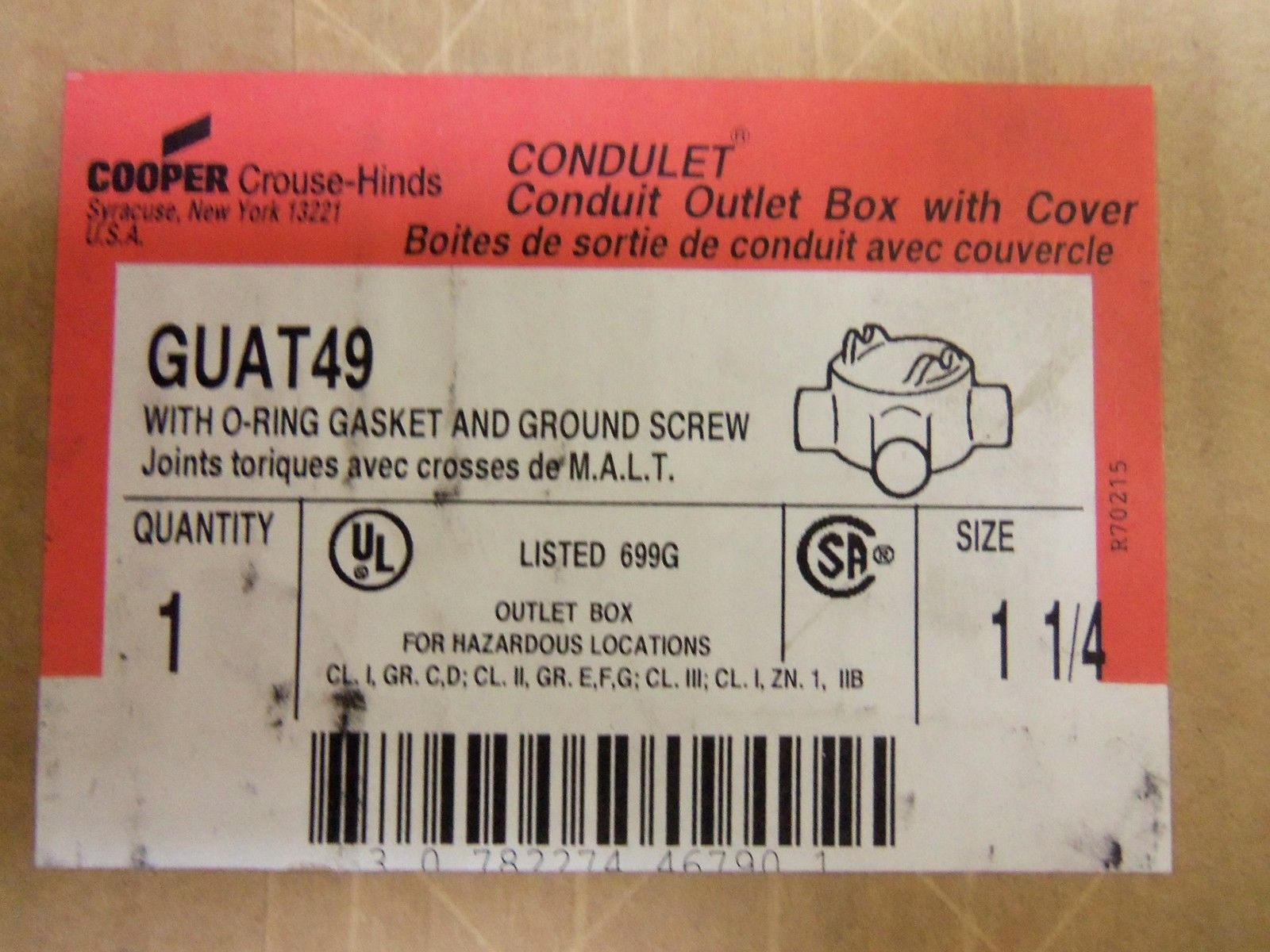 CROUSE-HINDS GUAT49 CONDUIT NSMP
