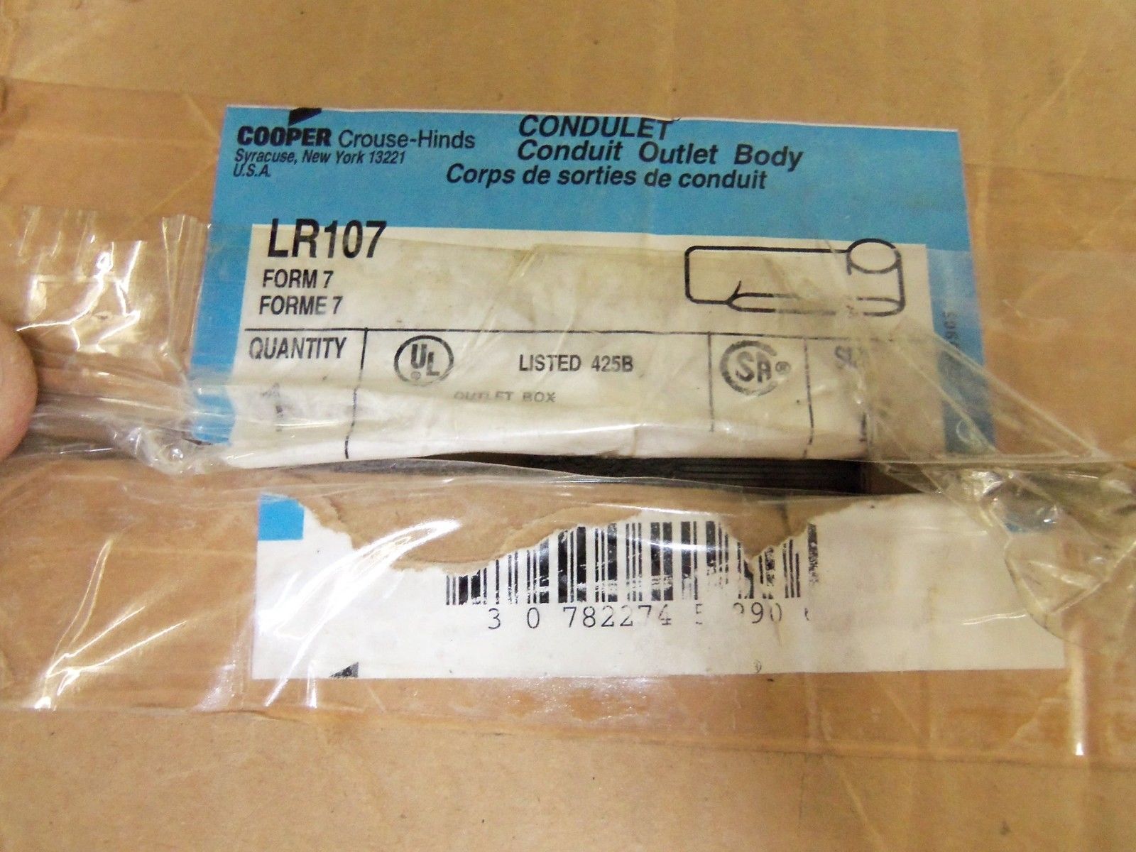 CROUSE-HINDS LR107 CONDUIT NSMP