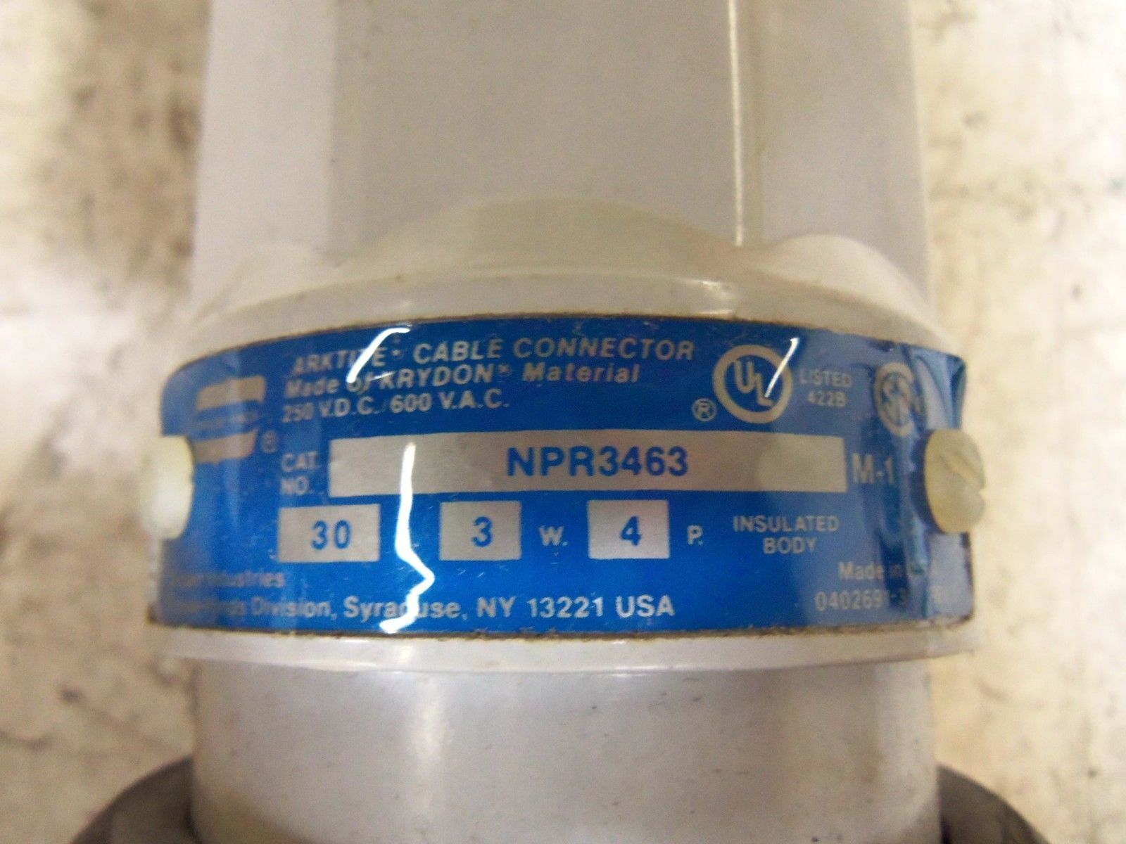 CROUSE-HINDS NPR3463 PLUG NSMP