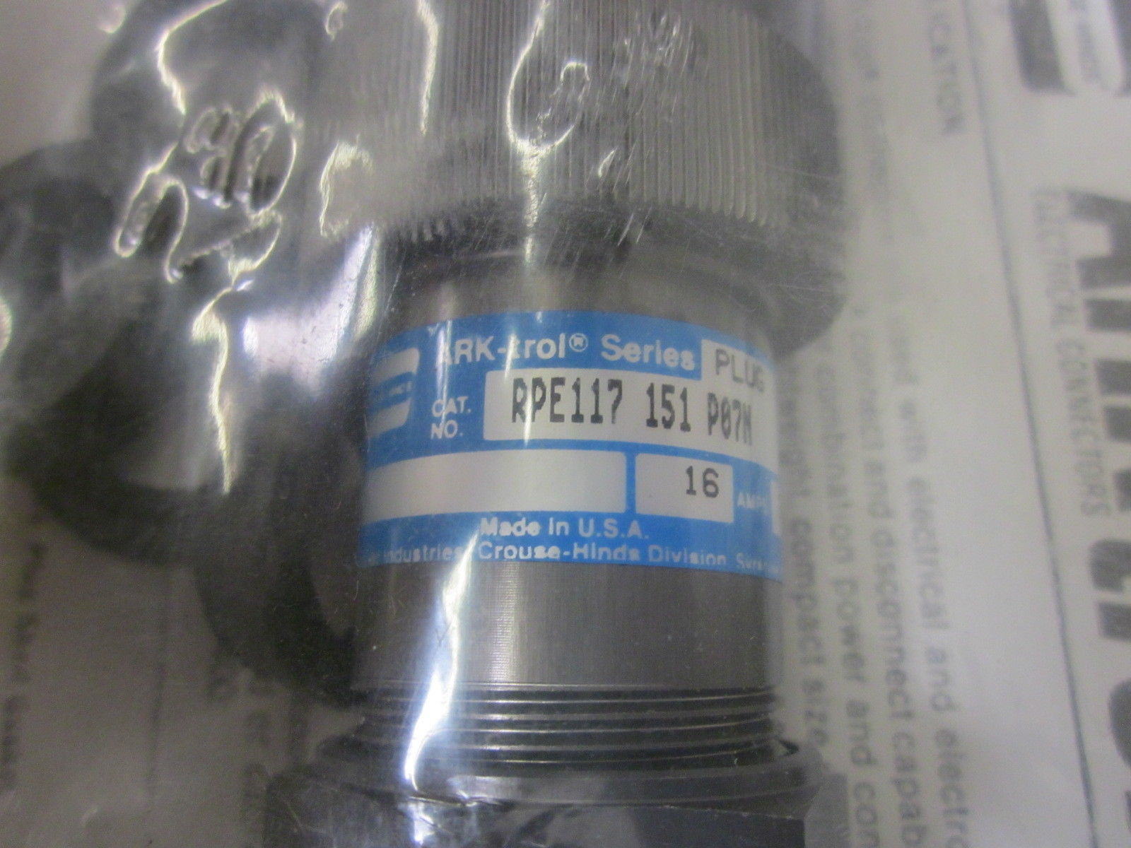 CROUSE-HINDS RPE117151P07N NSNP
