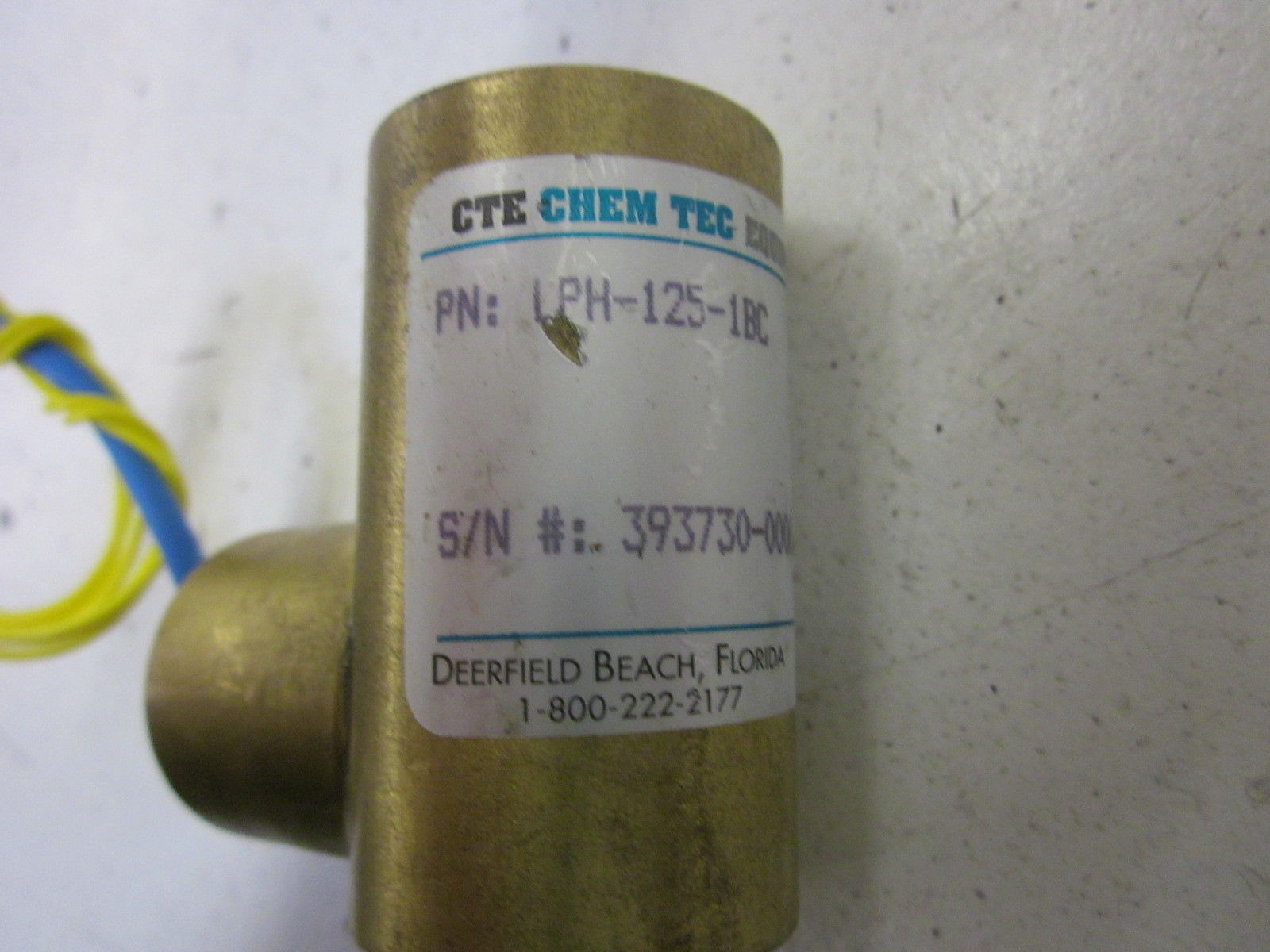 CTE CHEM TEC EQUIPMENT COMPANY LPH-125-1BC UNMP