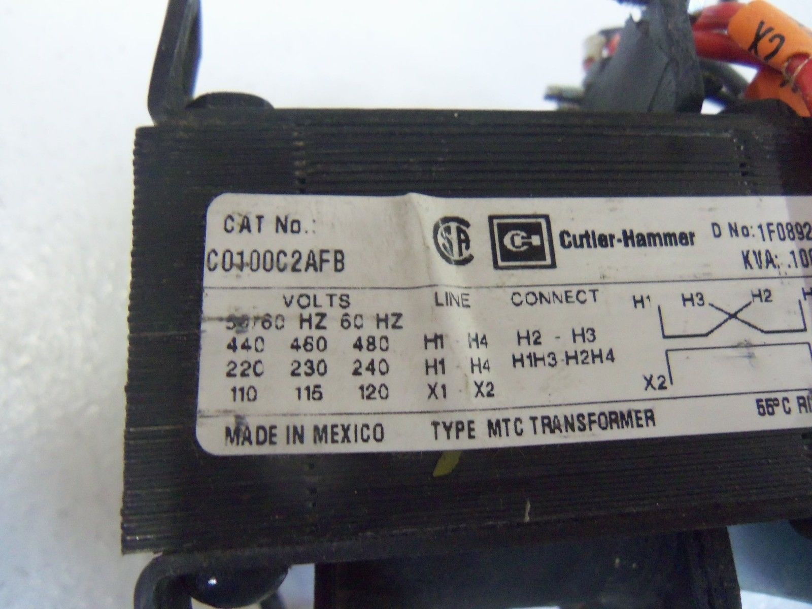 CUTLER HAMMER C0100C2AFB UNMP
