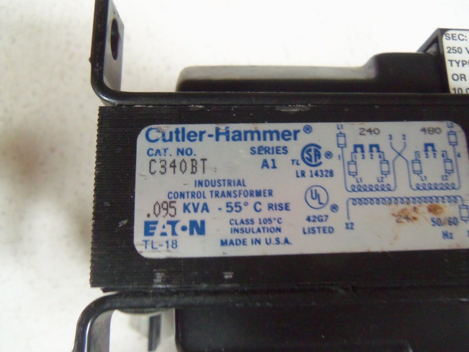 CUTLER HAMMER C340BT SER. A1 UNMP