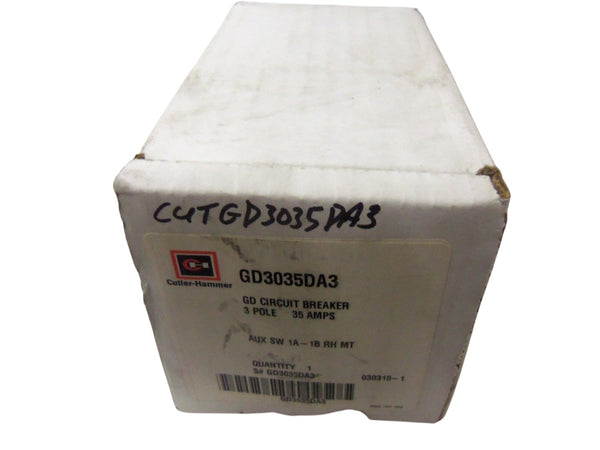 CUTLER HAMMER CIRCUIT BREAKER GD3035DA3   NSMP
