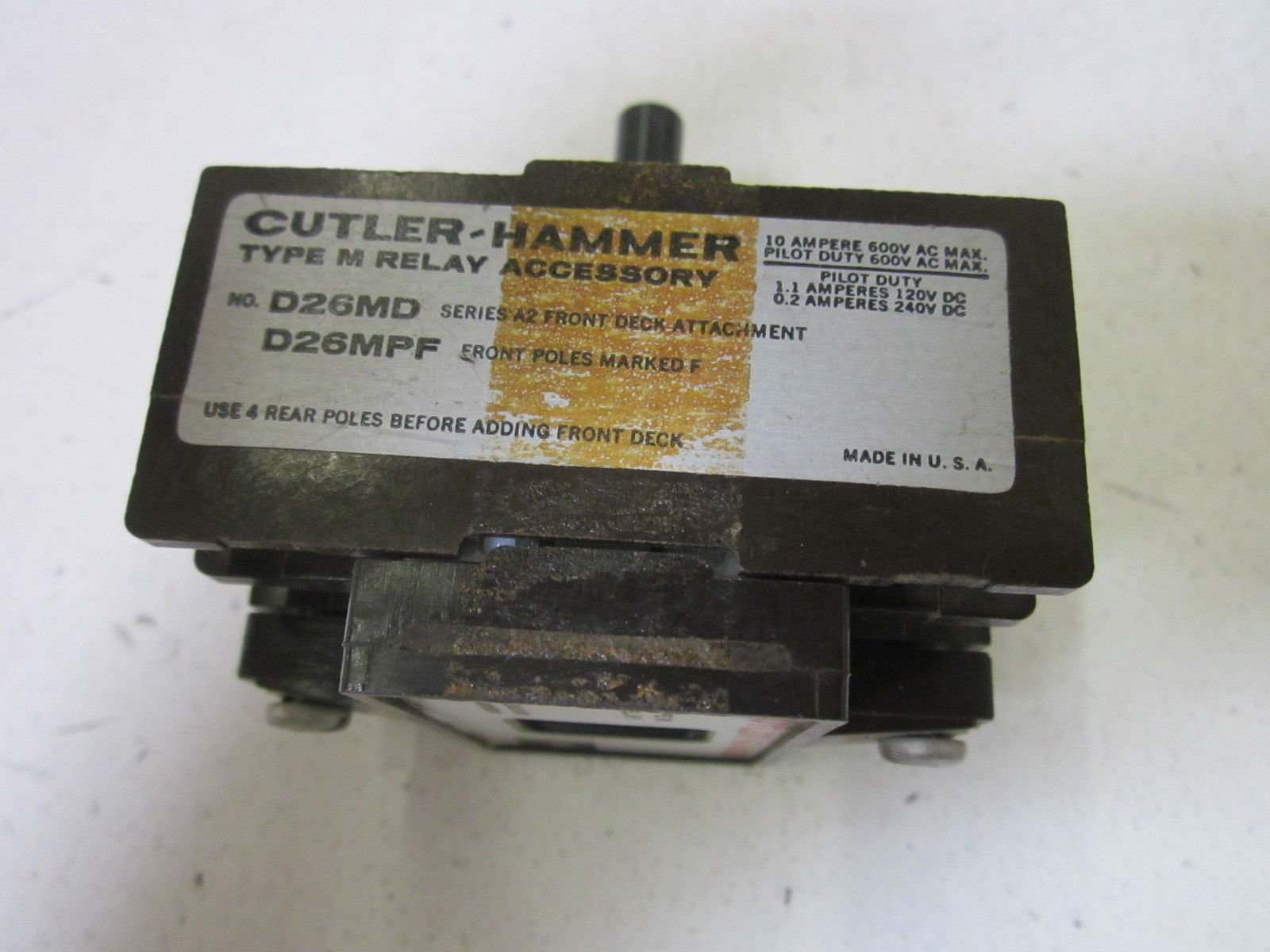 CUTLER HAMMER D26MD UNMP