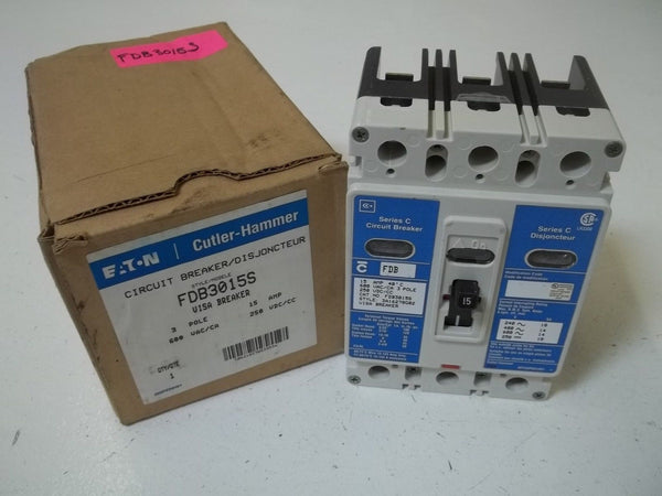 CUTLER HAMMER FDB3015S CIRCUIT BREAKER/ DISJONCTEUR NSMP
