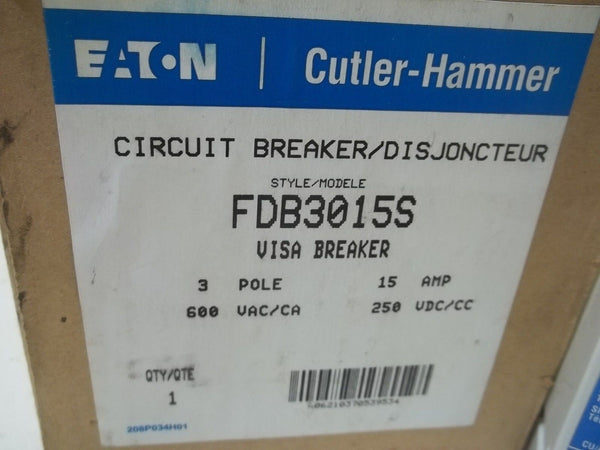 CUTLER HAMMER FDB3015S CIRCUIT BREAKER/ DISJONCTEUR NSMP